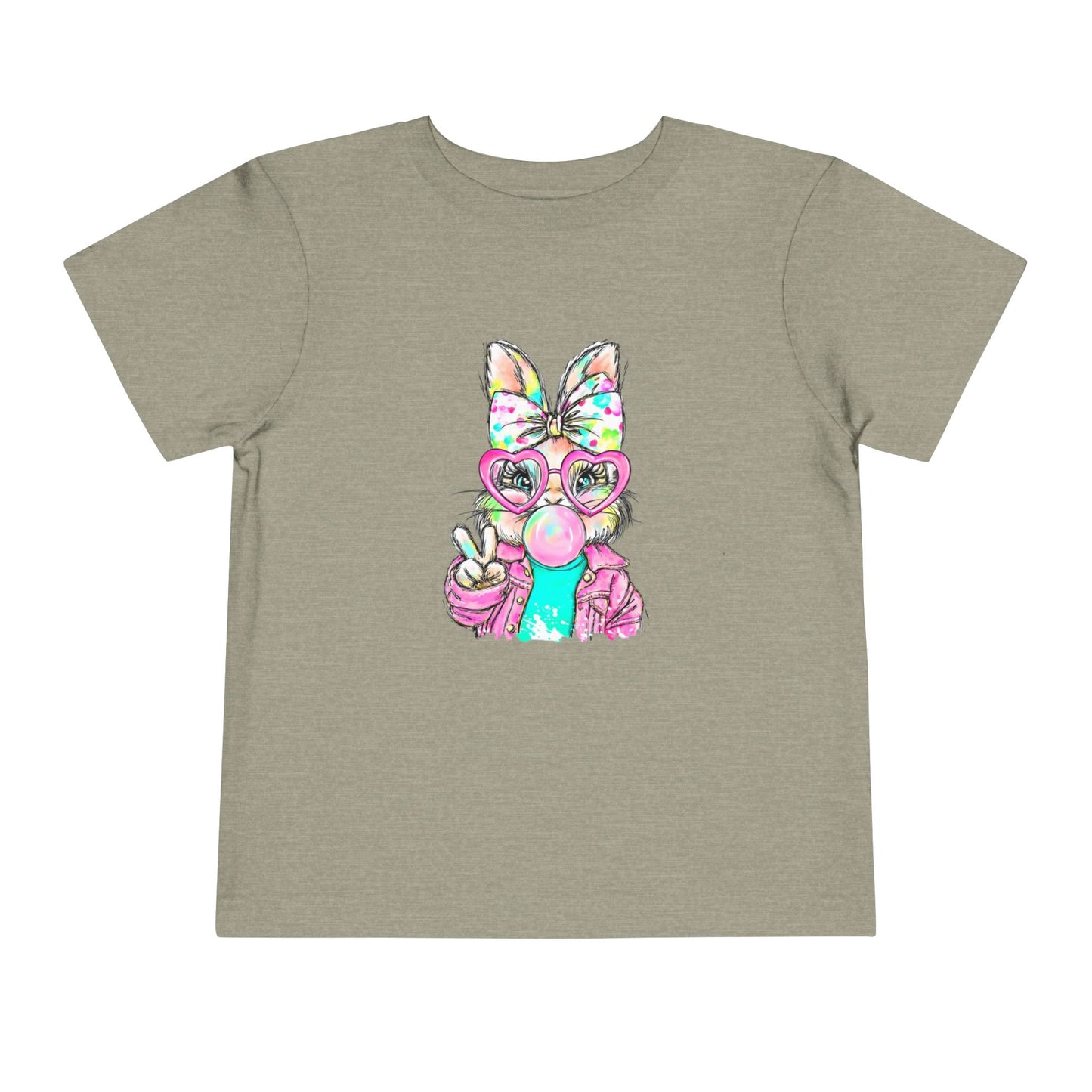 Cute Bunny Bubblegum Toddler Tee