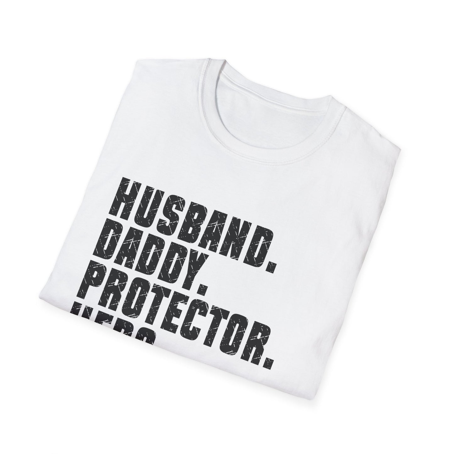 Husband Daddy Protector Hero T‑Shirt — Father's Day Gift Tee
