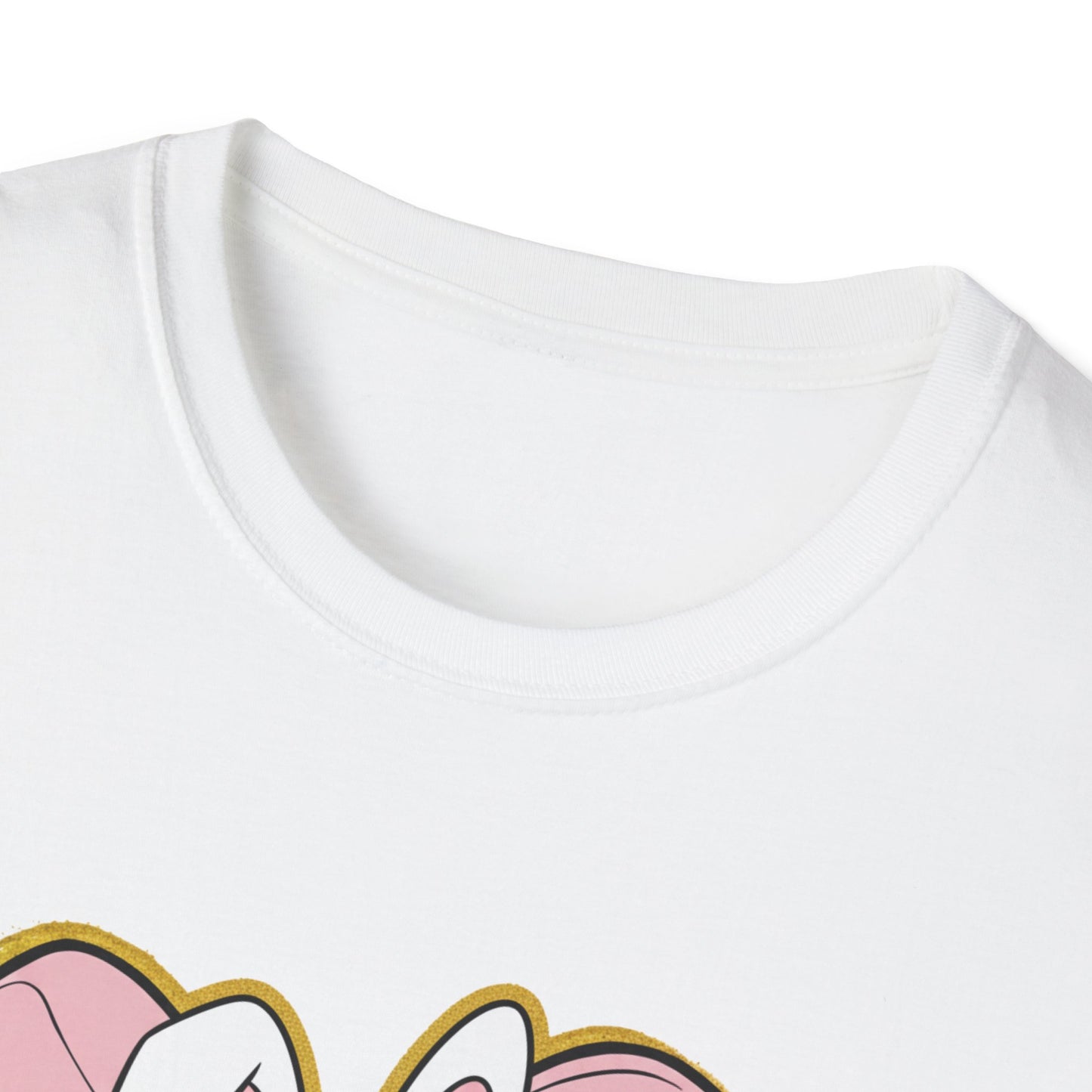 Girls' Back-to-School Bow Pencil T-Shirt — Cute Pink Ribbon & Notebook Graphic