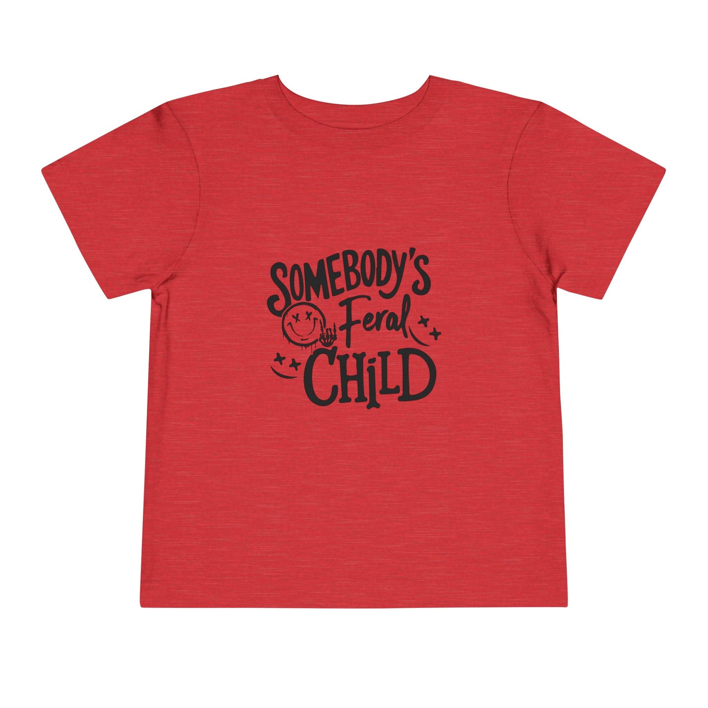 Toddler Tee - "Somebody's Feral Child" Graphic Kids Shirt