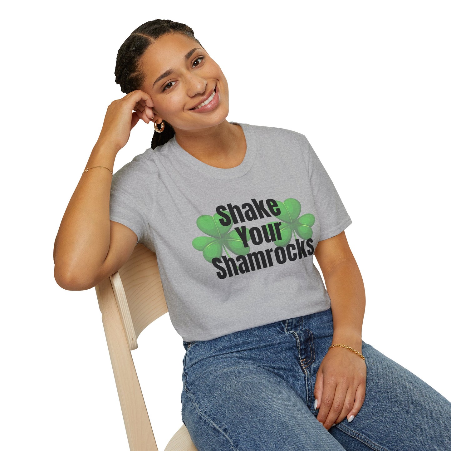 Shake Your Shamrocks T-Shirt — St. Patrick’s Day Funny Shamrock Tee