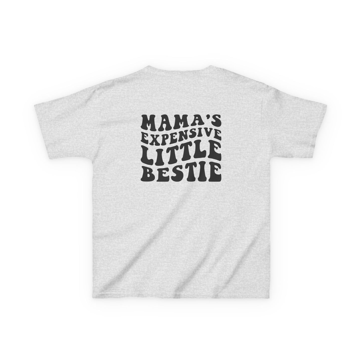 Kids Tee — "Mama's Expensive Little Bestie" Retro Graphic