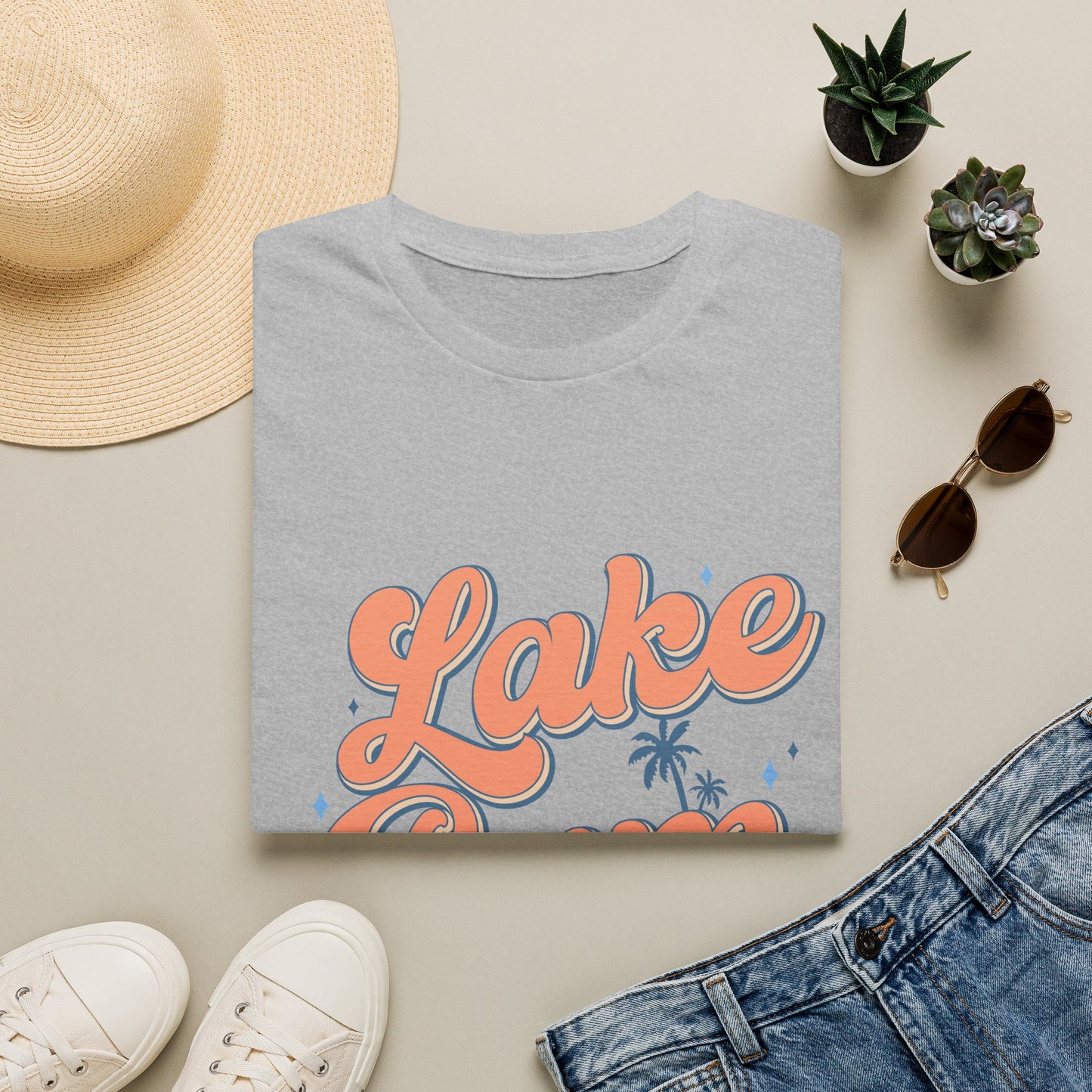 Lake Bum T-Shirt — Retro Beach Vibes Graphic Tee