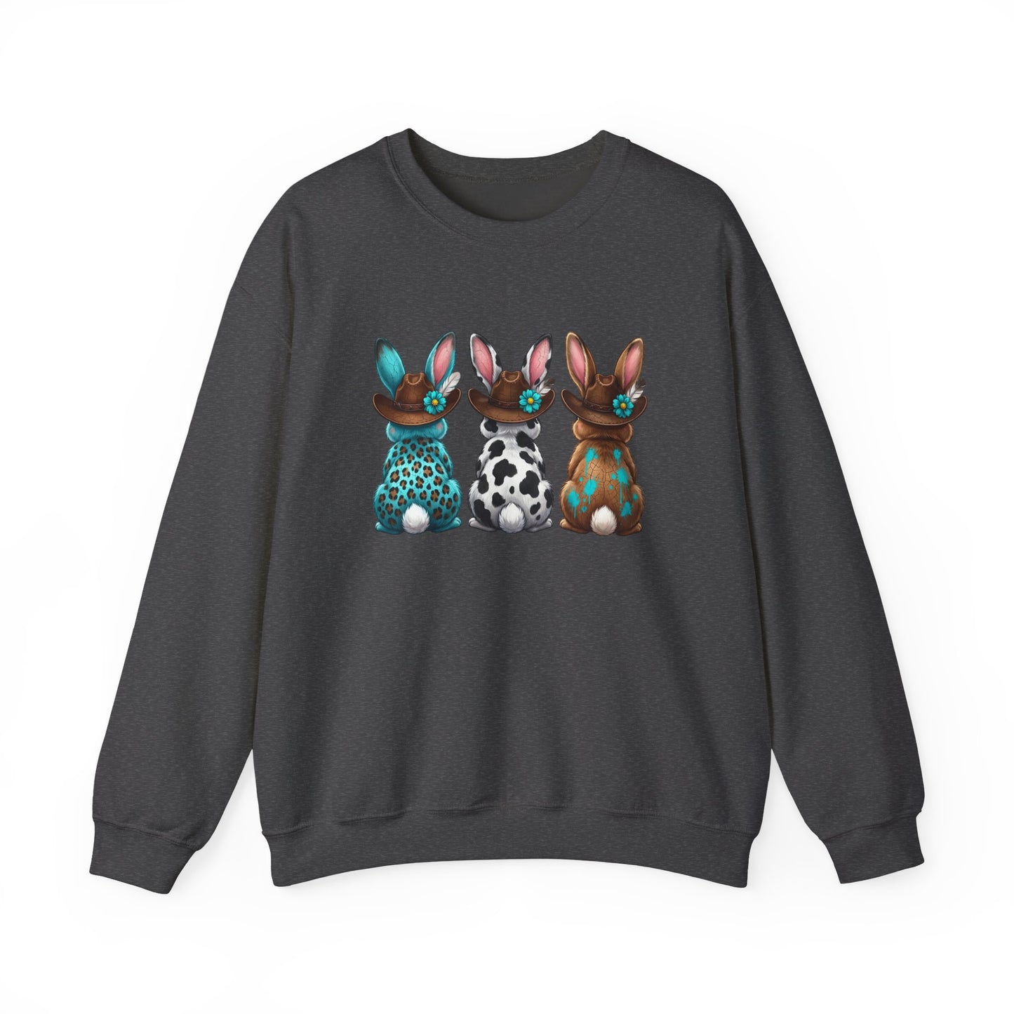 Easter Trio Bunny Crewneck Sweatshirt