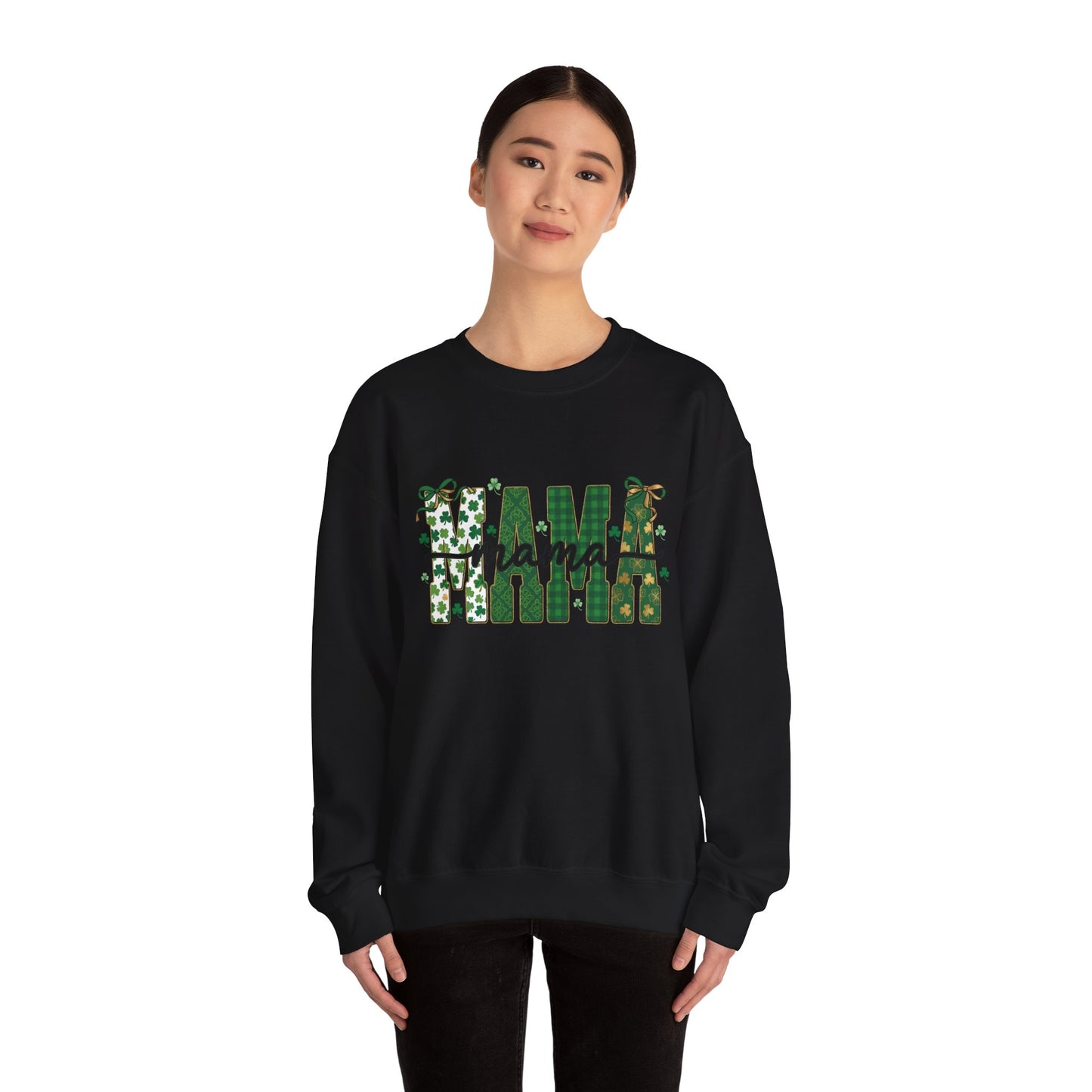 Mama Shamrock Crewneck Sweatshirt