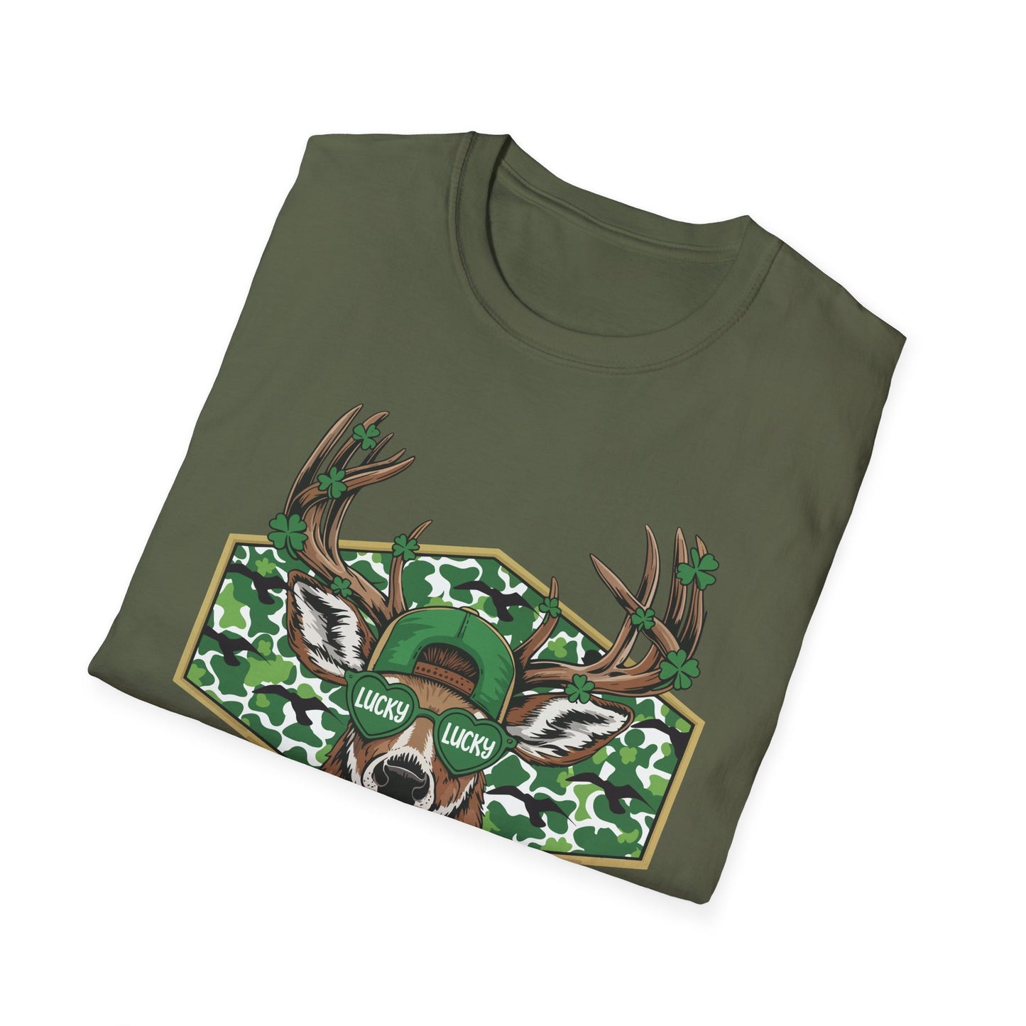 Camo Buck Deer T-Shirt