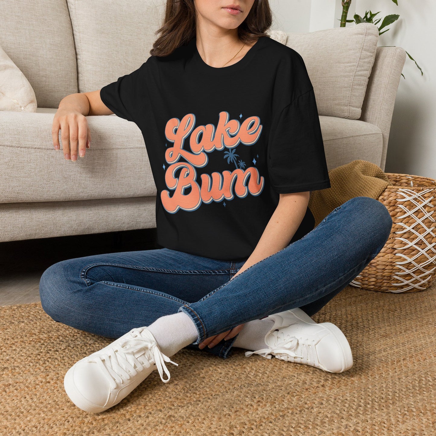 Lake Bum T-Shirt — Retro Beach Vibes Graphic Tee