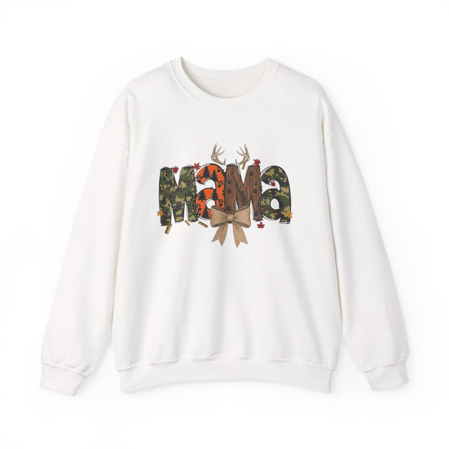 Mama Woodland Plaid Crewneck Sweatshirt