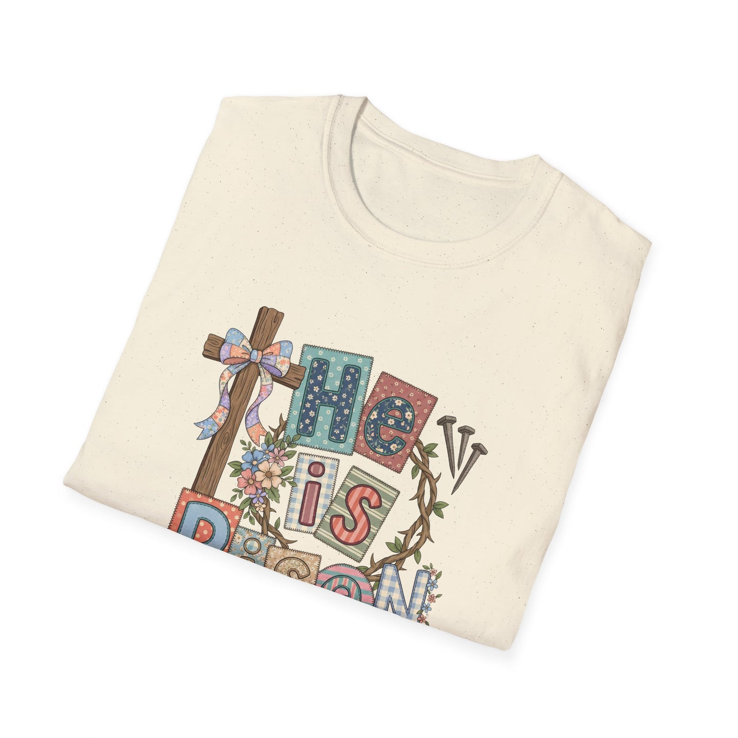 He Is Risen Easter T-Shirt — Christian Resurrection Tee