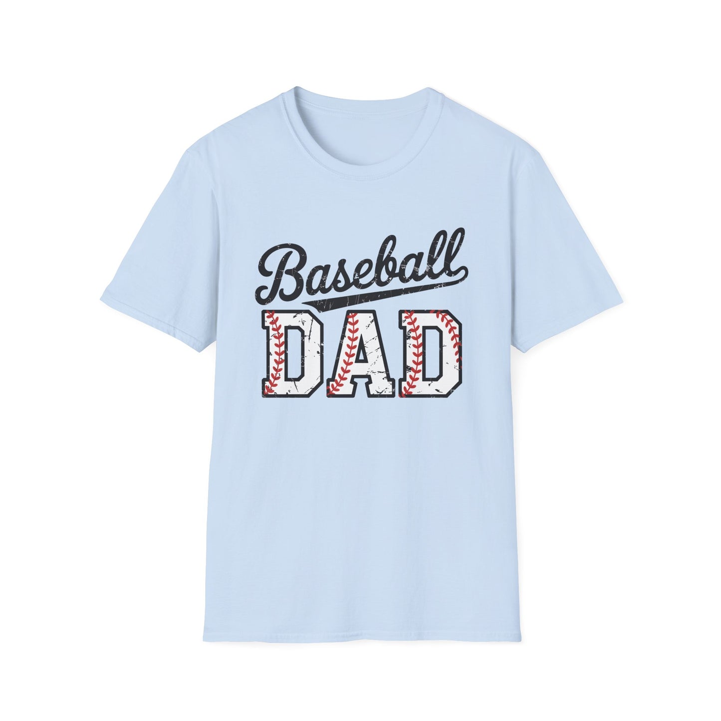 Baseball Dad T-Shirt — Vintage Stitch Sports Tee for Proud Dad