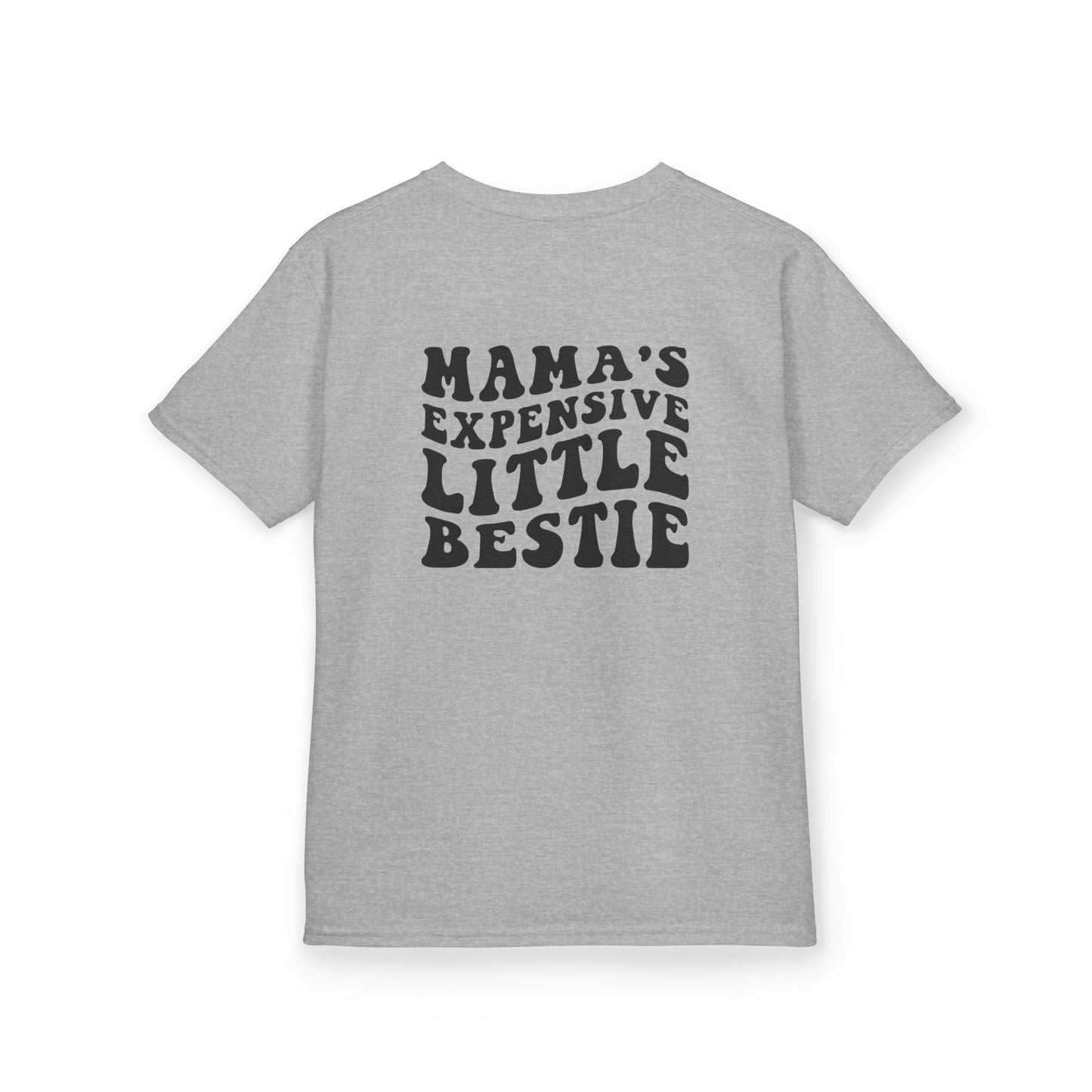 Kids Tee — "Mama's Expensive Little Bestie" Retro Graphic