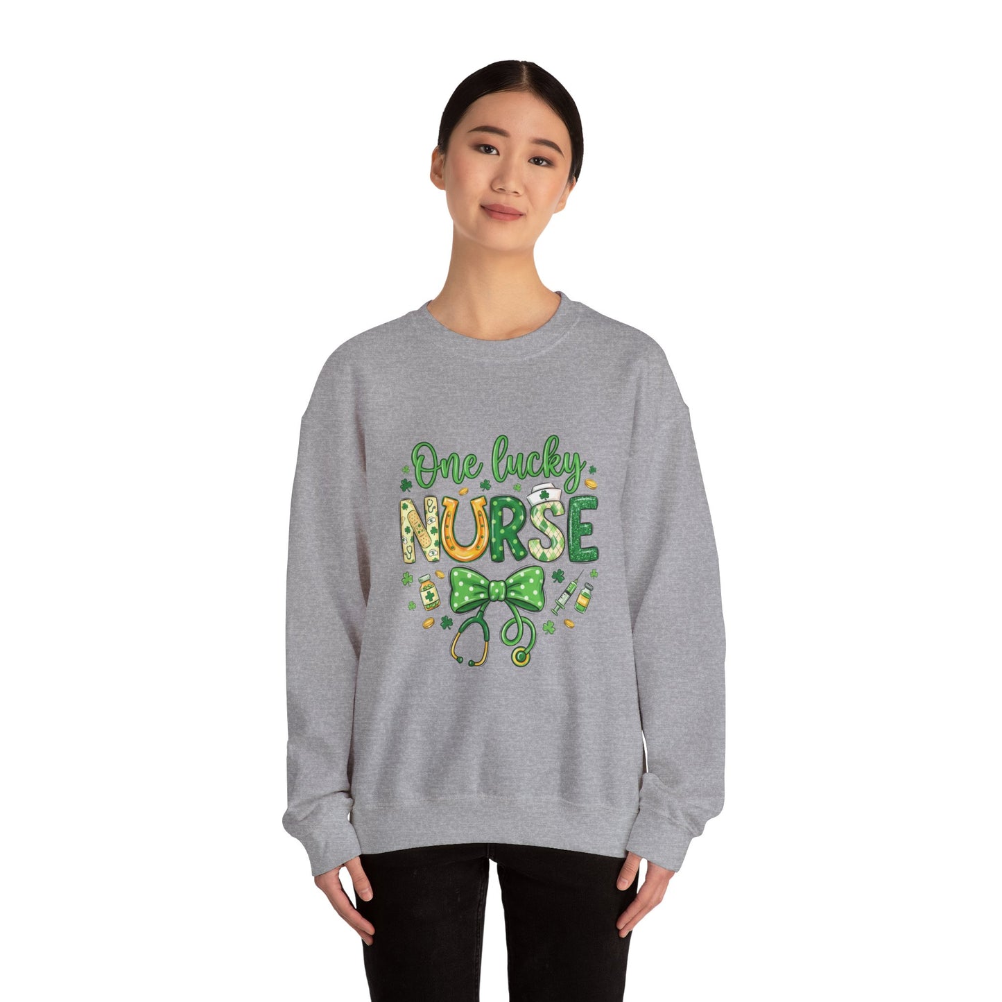 One Lucky Nurse Sweatshirt — St. Patrick’s Day Nurse Gift