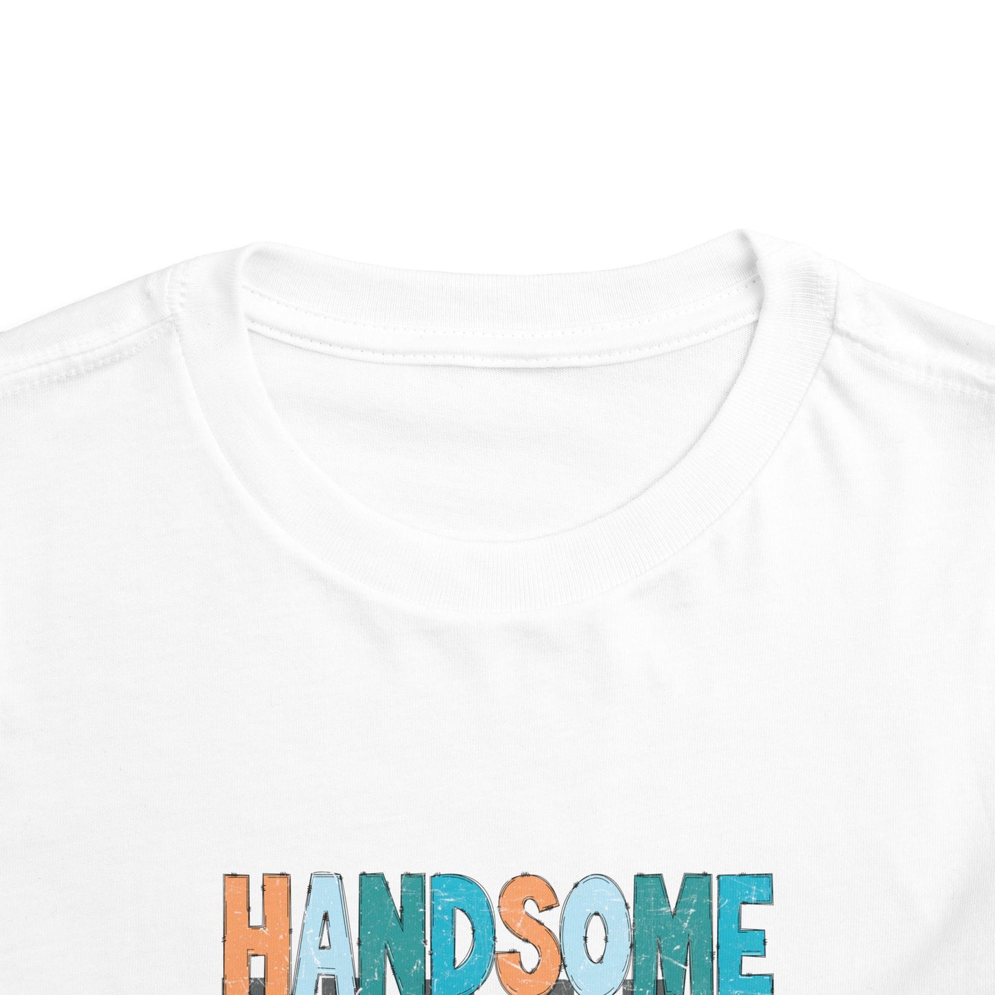 Handsome Dude Toddler Tee — Cute Checkered Baby Boy Shirt