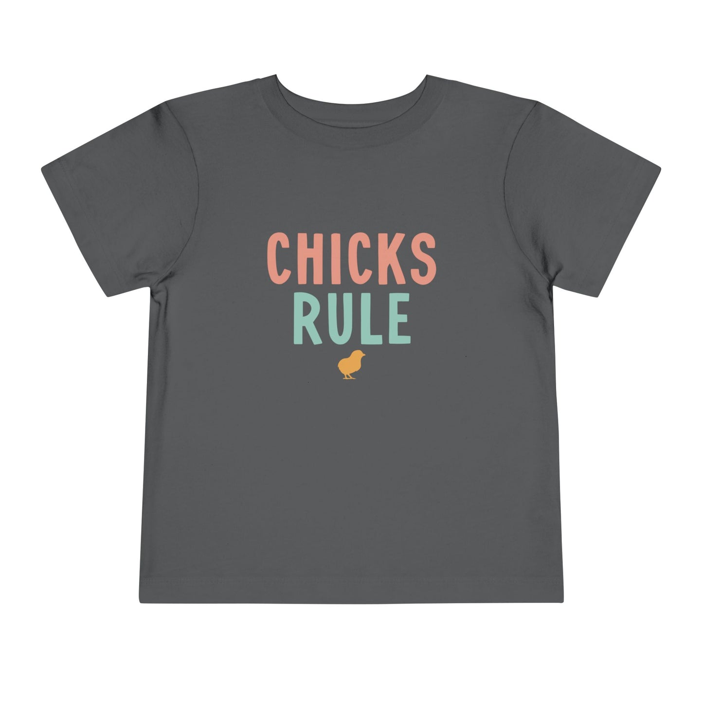 Chicks Rule Toddler Tee — Cute Easter Chick Graphic Shirt