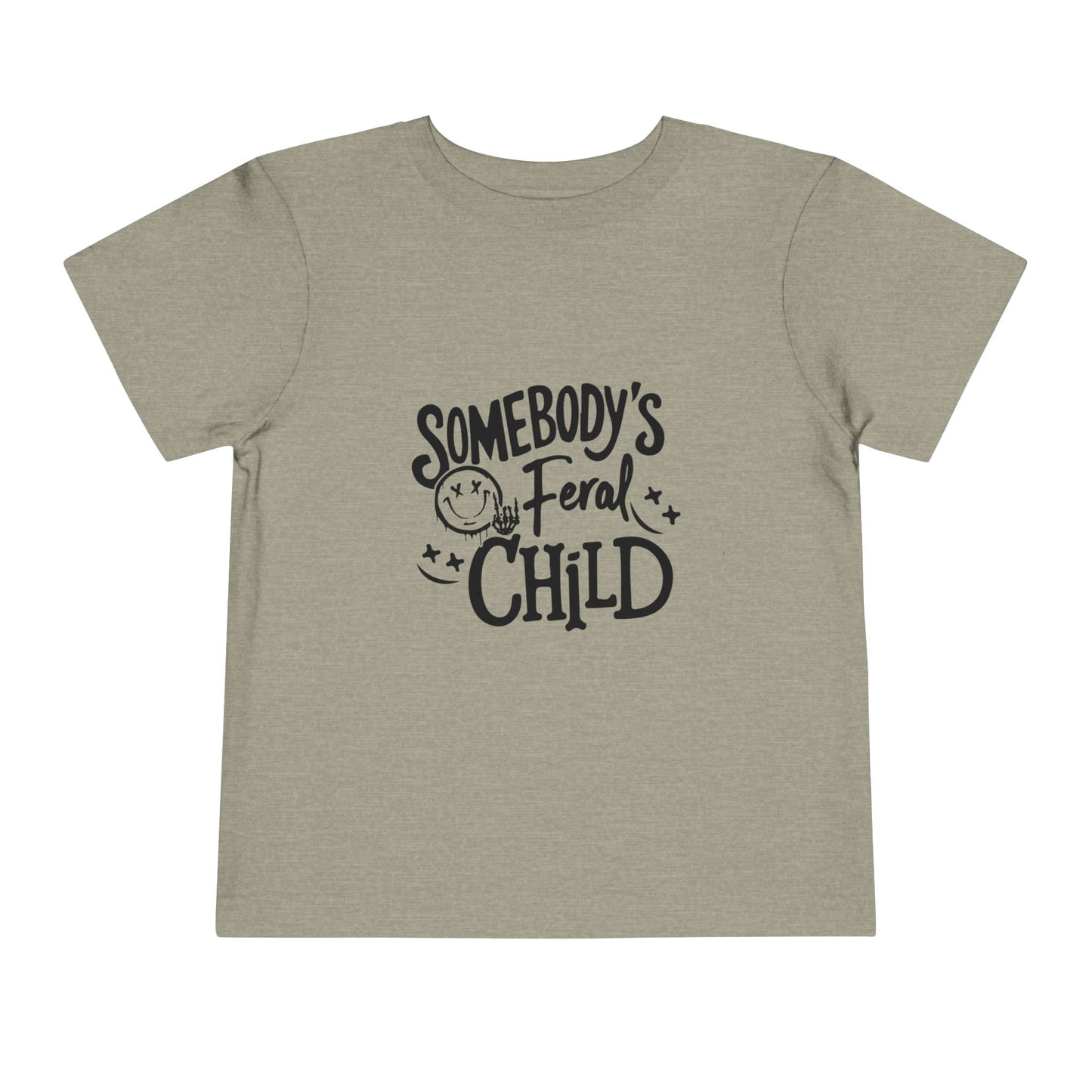 Toddler Tee - "Somebody's Feral Child" Graphic Kids Shirt