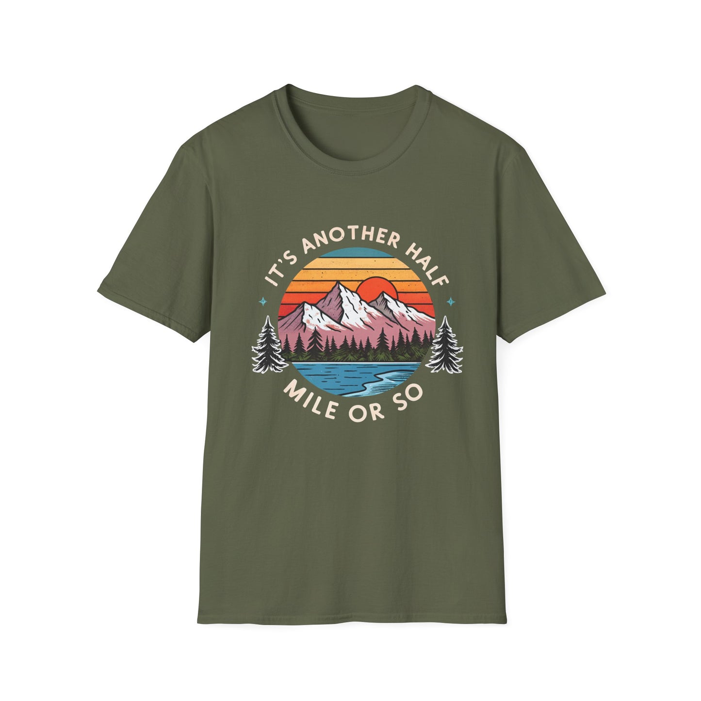 Vintage Mountain T-Shirt — "It's Another Half Mile or So" Outdoor Tee