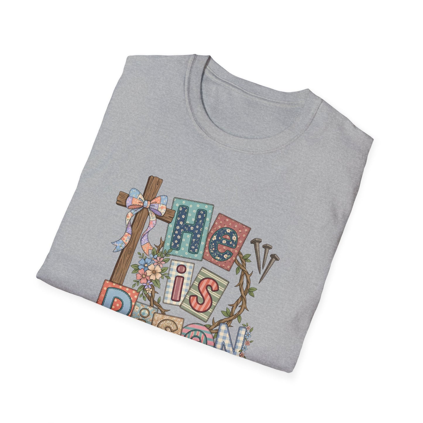 He Is Risen Easter T-Shirt — Christian Resurrection Tee