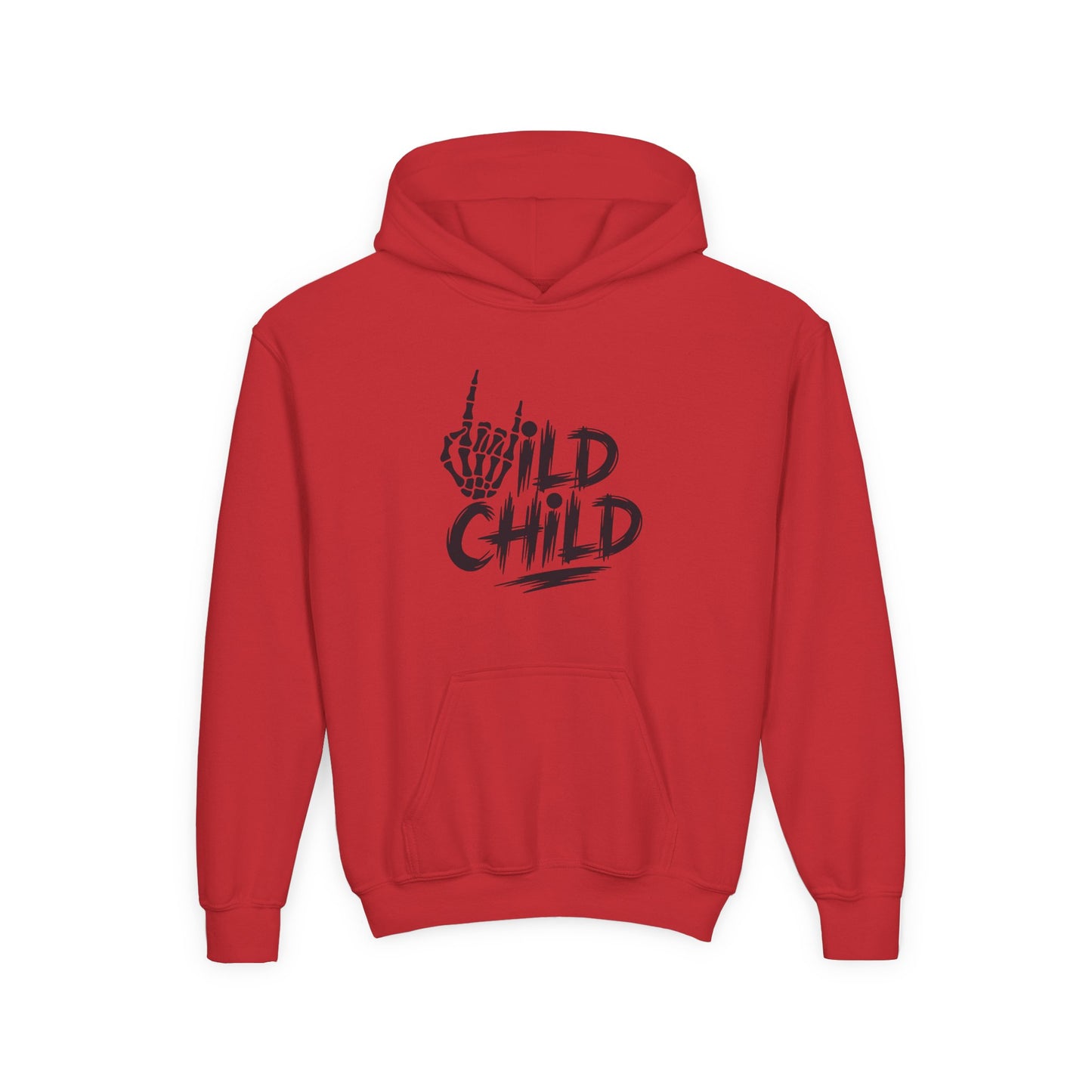 Youth Hoodie — "Wild Child" Graphic Pullover for Kids