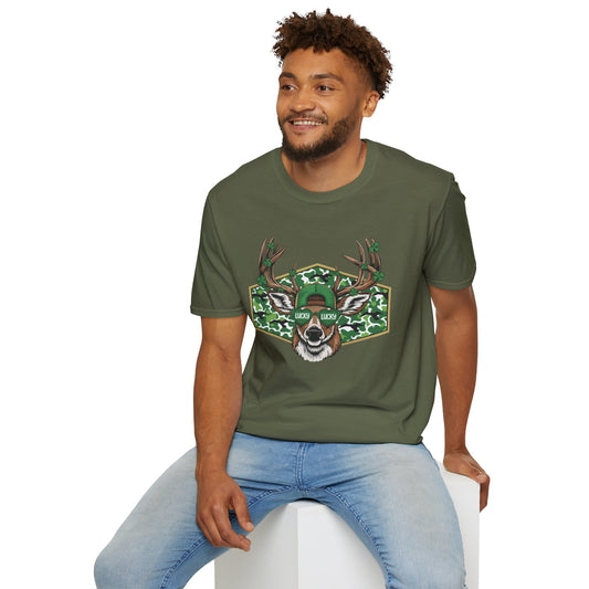 Camo Buck Deer T-Shirt