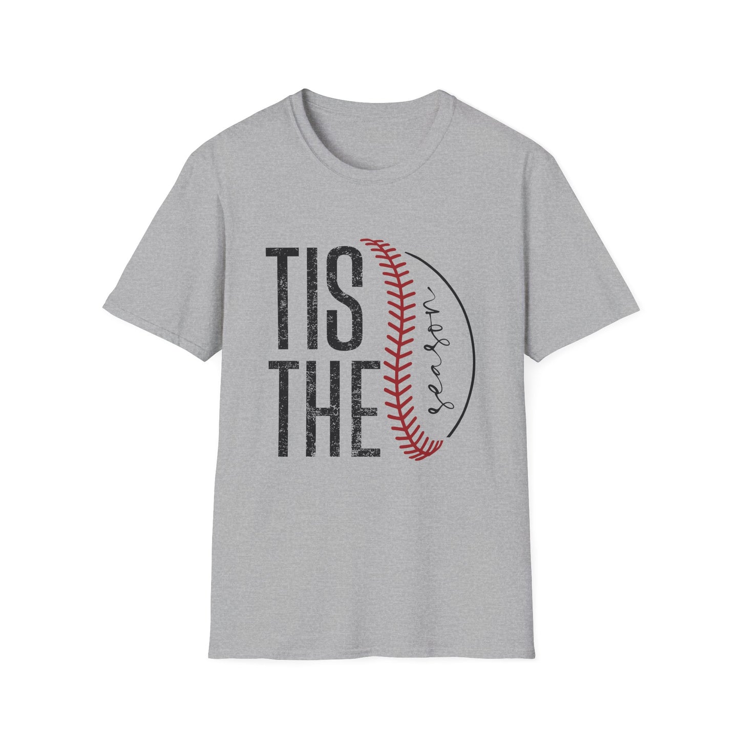 T-Shirt - "Tis The" Baseball Graphic Tee