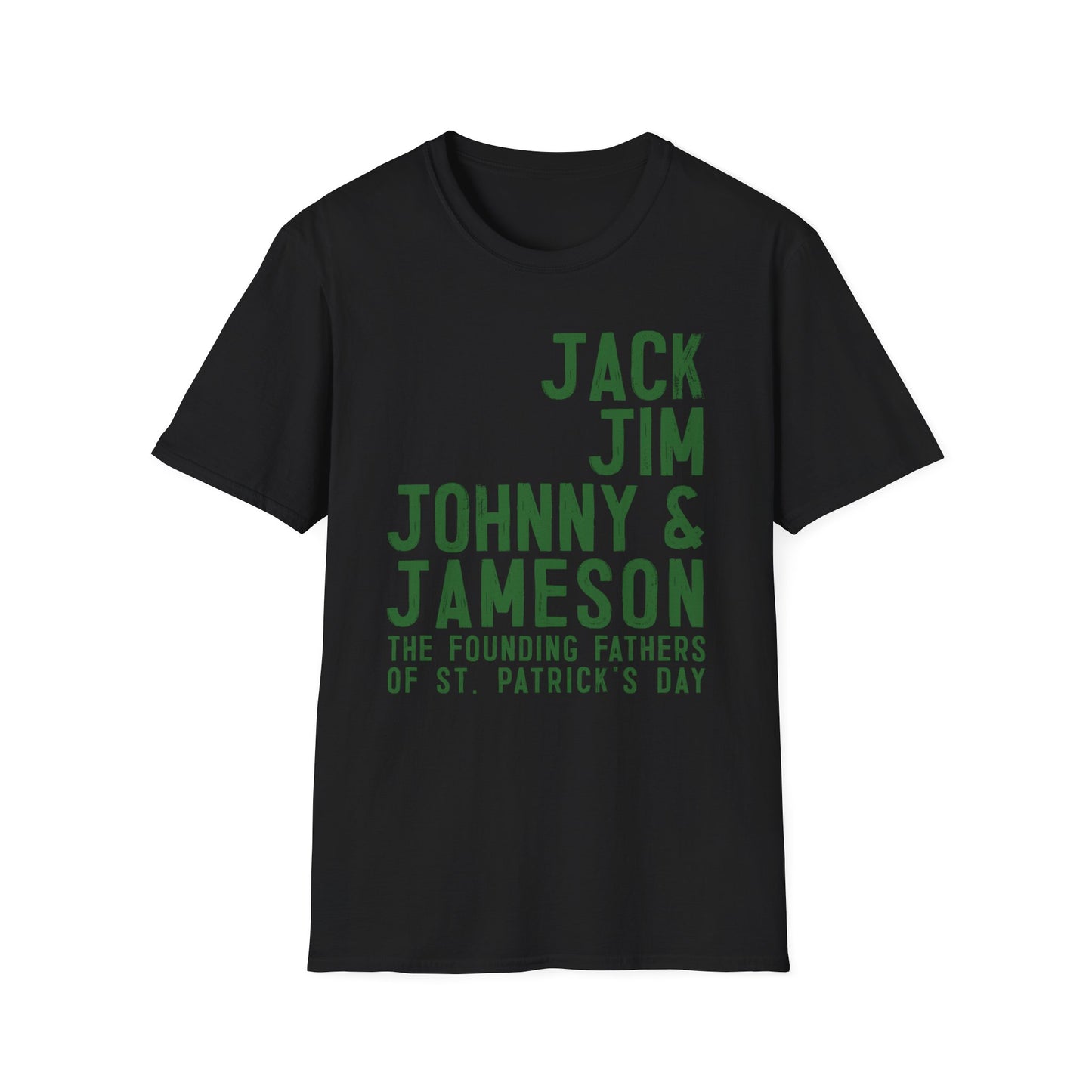 St. Patrick's Day T-Shirt — "Jack, Jim, Johnny & Jameson