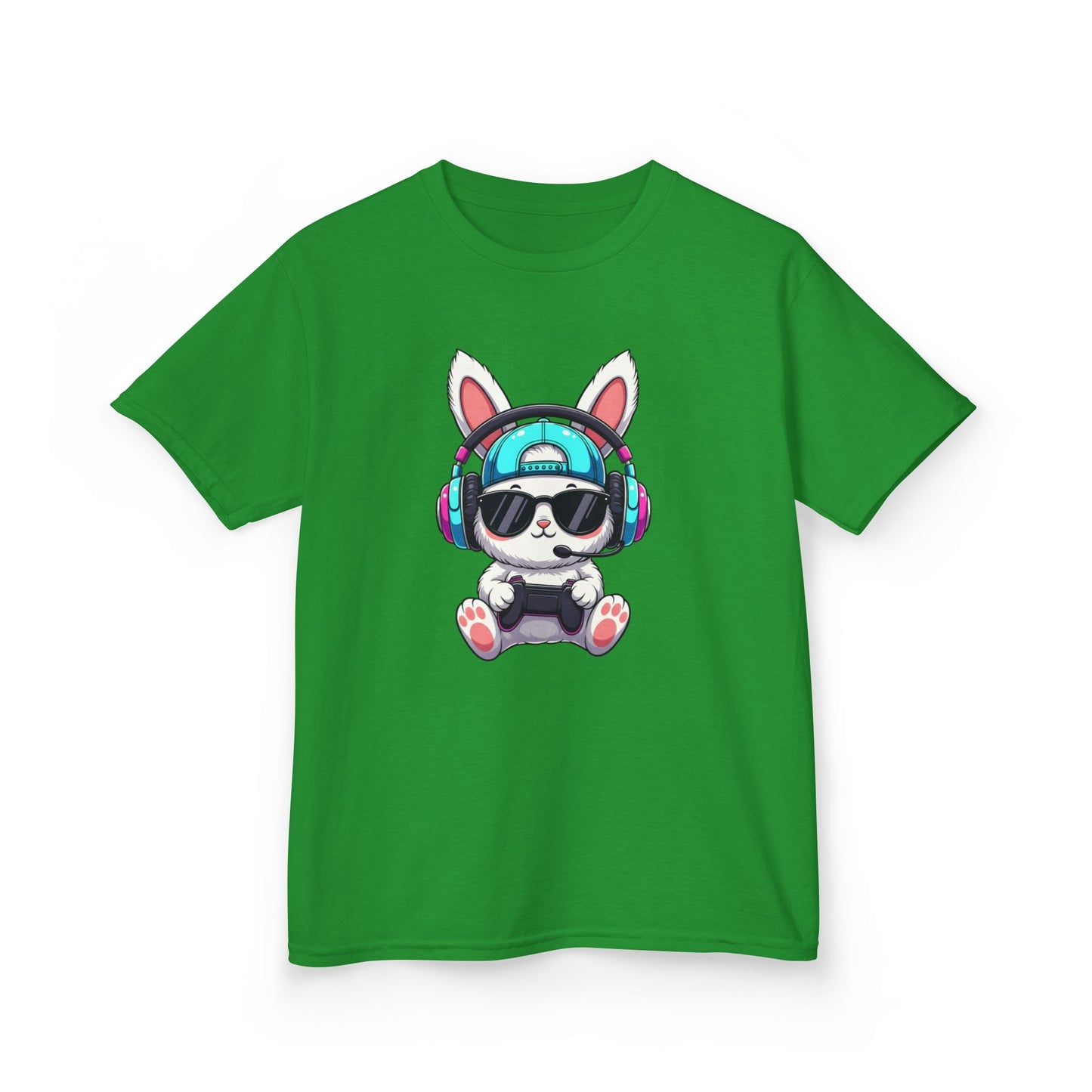 Kids Bunny DJ Tee — Cute Bunny with Headphones Kids T-Shirt