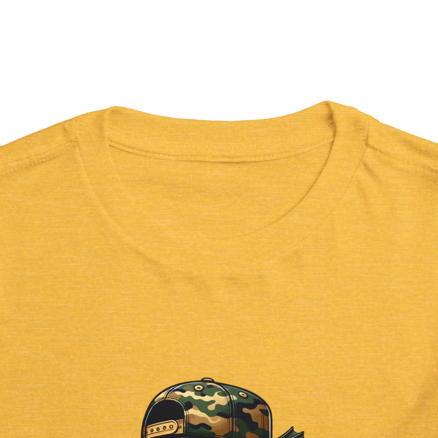 Bruh Fish Toddler Tee - Cool Camo Bass Graphic Shirt
