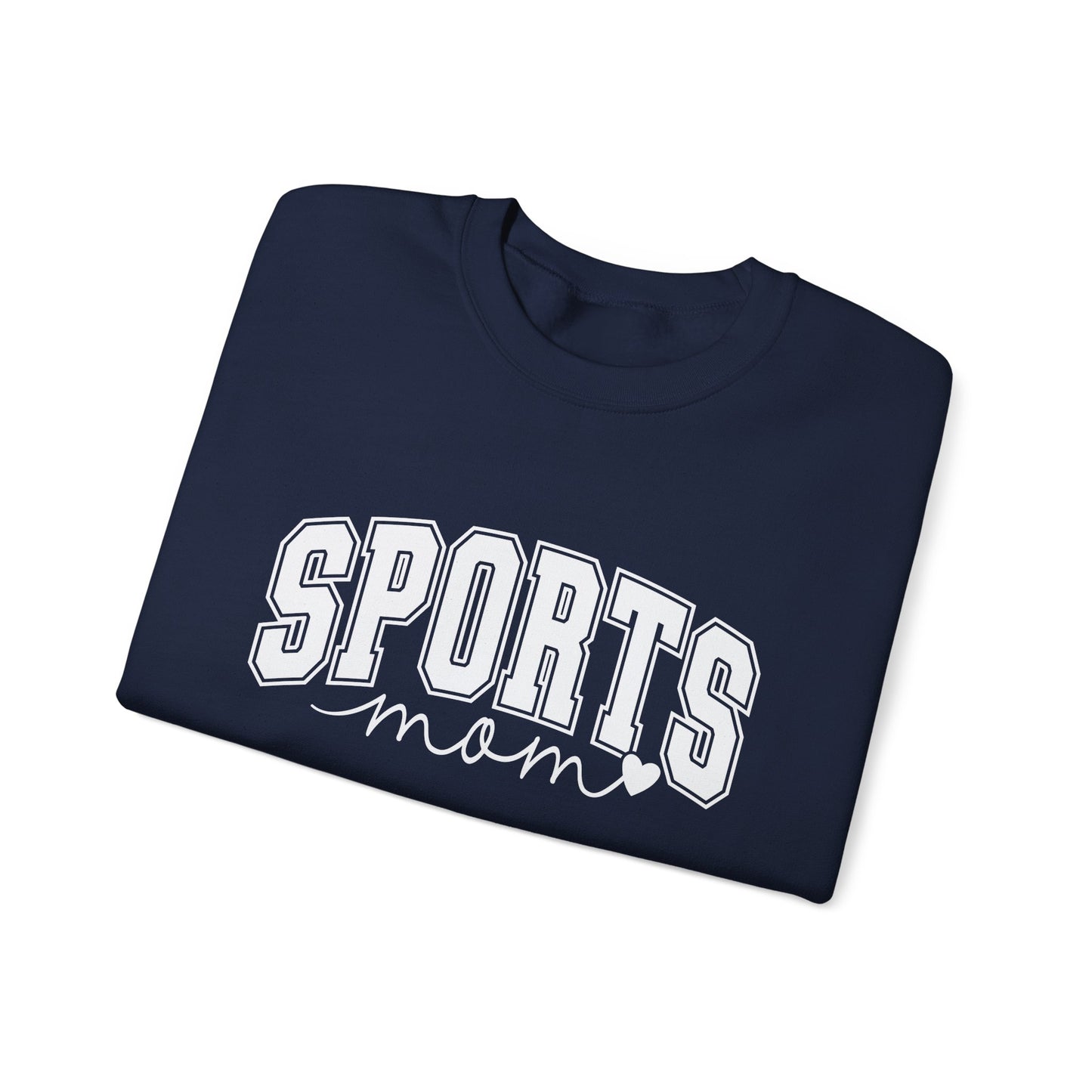 Sports Mom Crewneck Sweatshirt — Athletic Mom Graphic Pullover