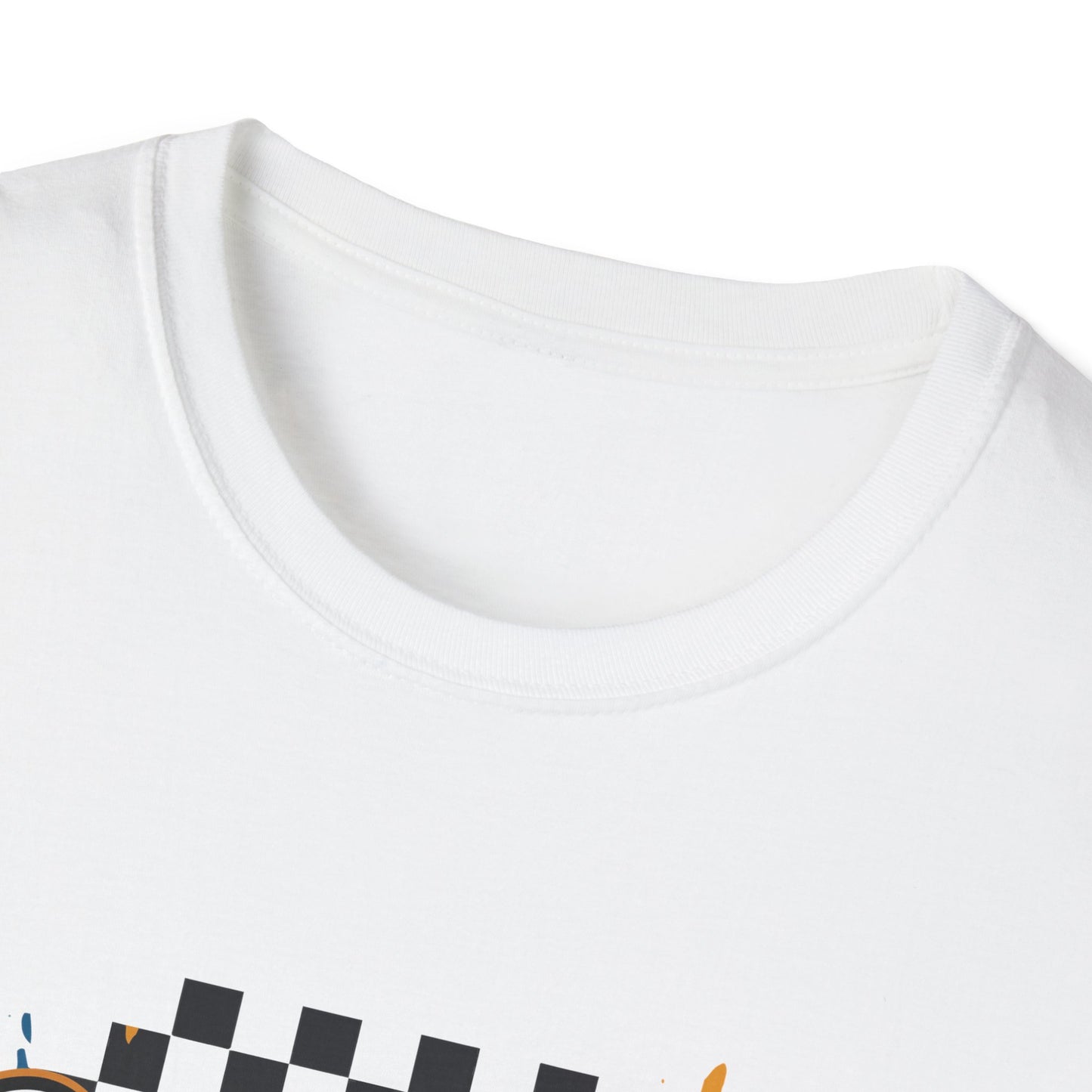 Softball Mom T-Shirt – Retro Checkered Softball Graphic Tee