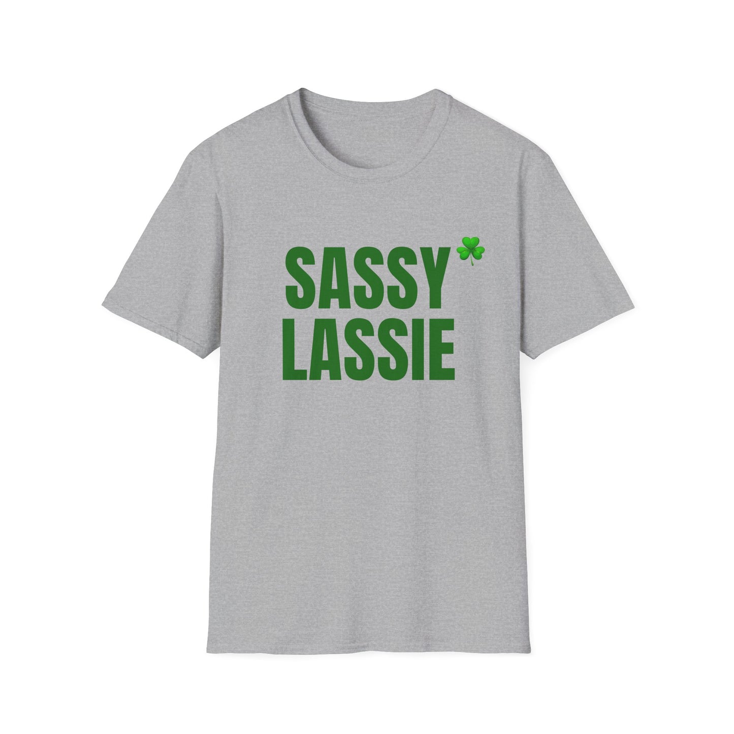 Sassy Lassie T-Shirt — St. Patrick’s Day Shamrock Tee for Bold, Fun-Loving Women