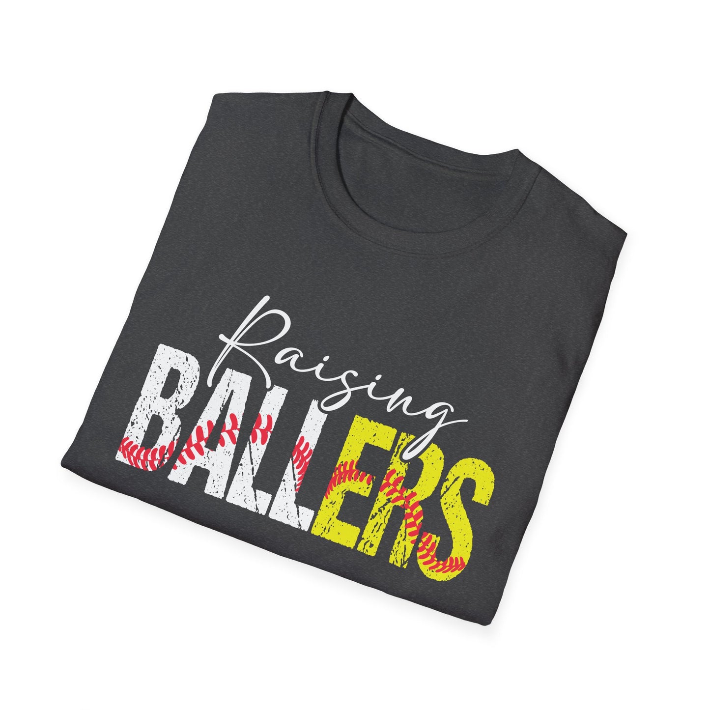 Raising Ballers T-Shirt — Basketball Mom/Dad Tee