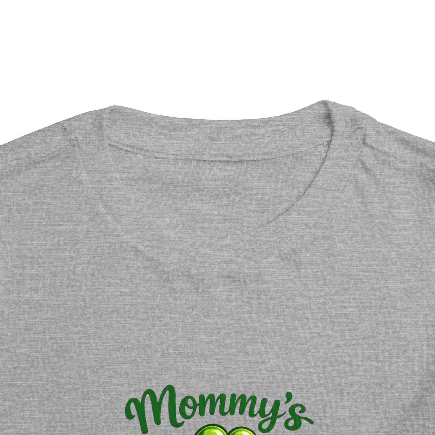 Toddler Tee - "Mommy's Lucky Charm" St. Patrick's Day Shamrock Shirt