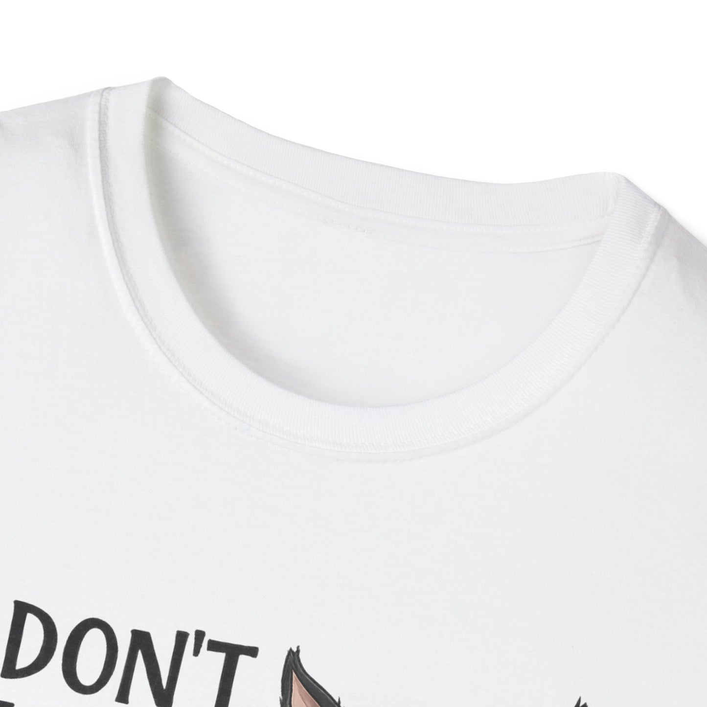 I Don't Give A — Cute Mouse & Donkey Graphic T-Shirt