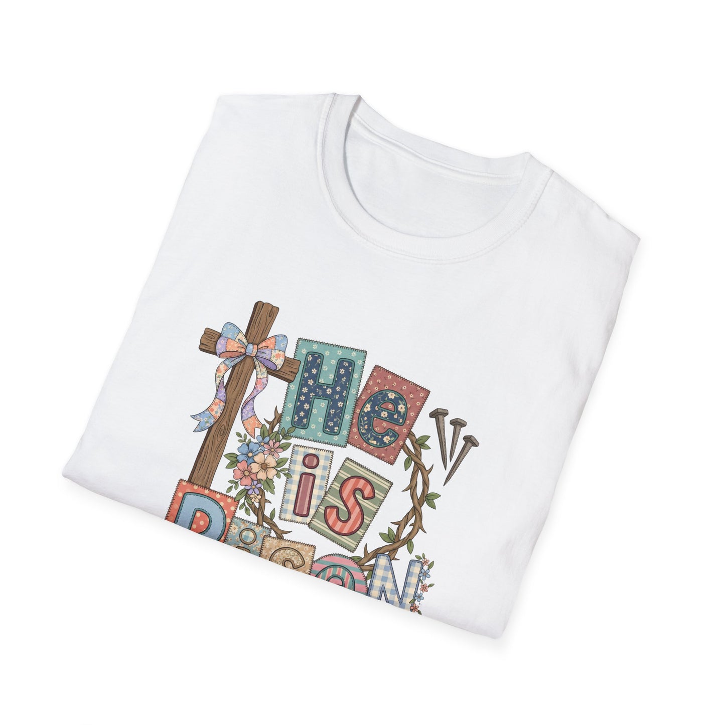 He Is Risen Easter T-Shirt — Christian Resurrection Tee