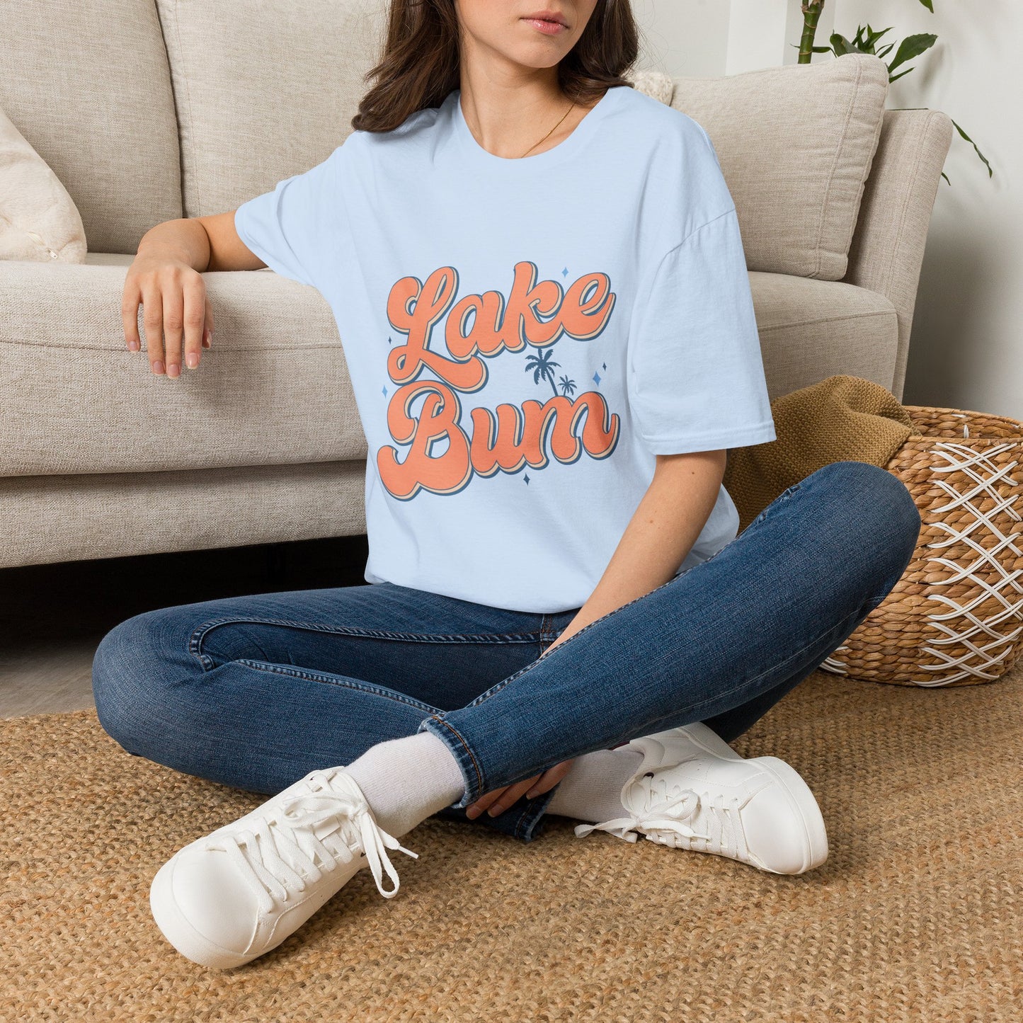 Lake Bum T-Shirt — Retro Beach Vibes Graphic Tee