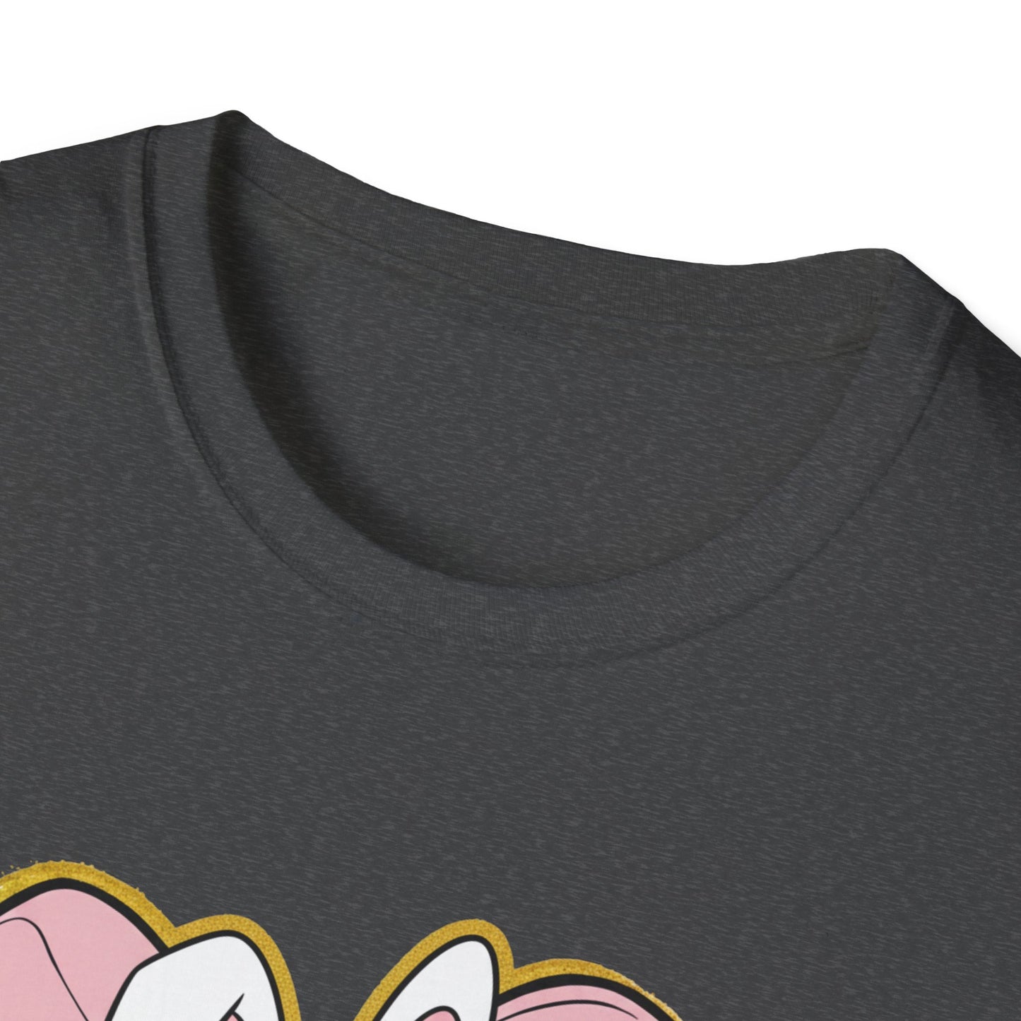 Girls' Back-to-School Bow Pencil T-Shirt — Cute Pink Ribbon & Notebook Graphic