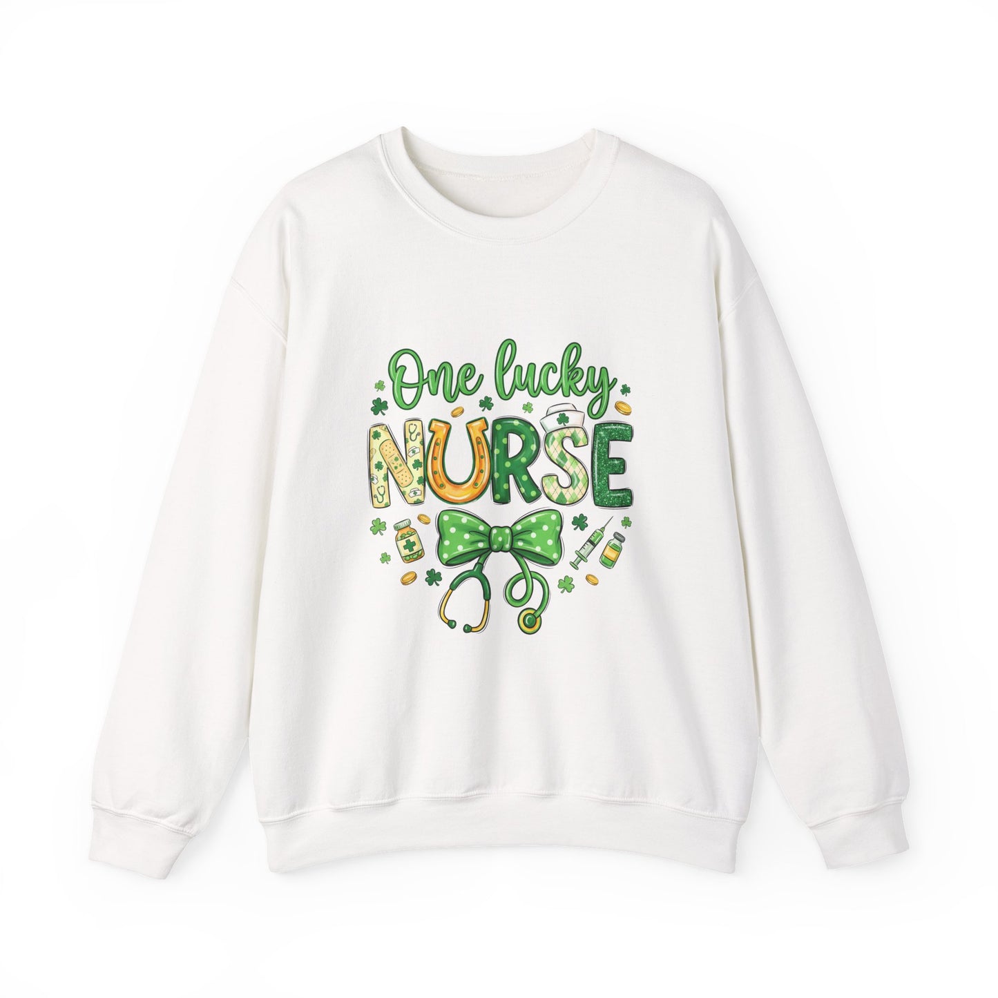 One Lucky Nurse Sweatshirt — St. Patrick’s Day Nurse Gift