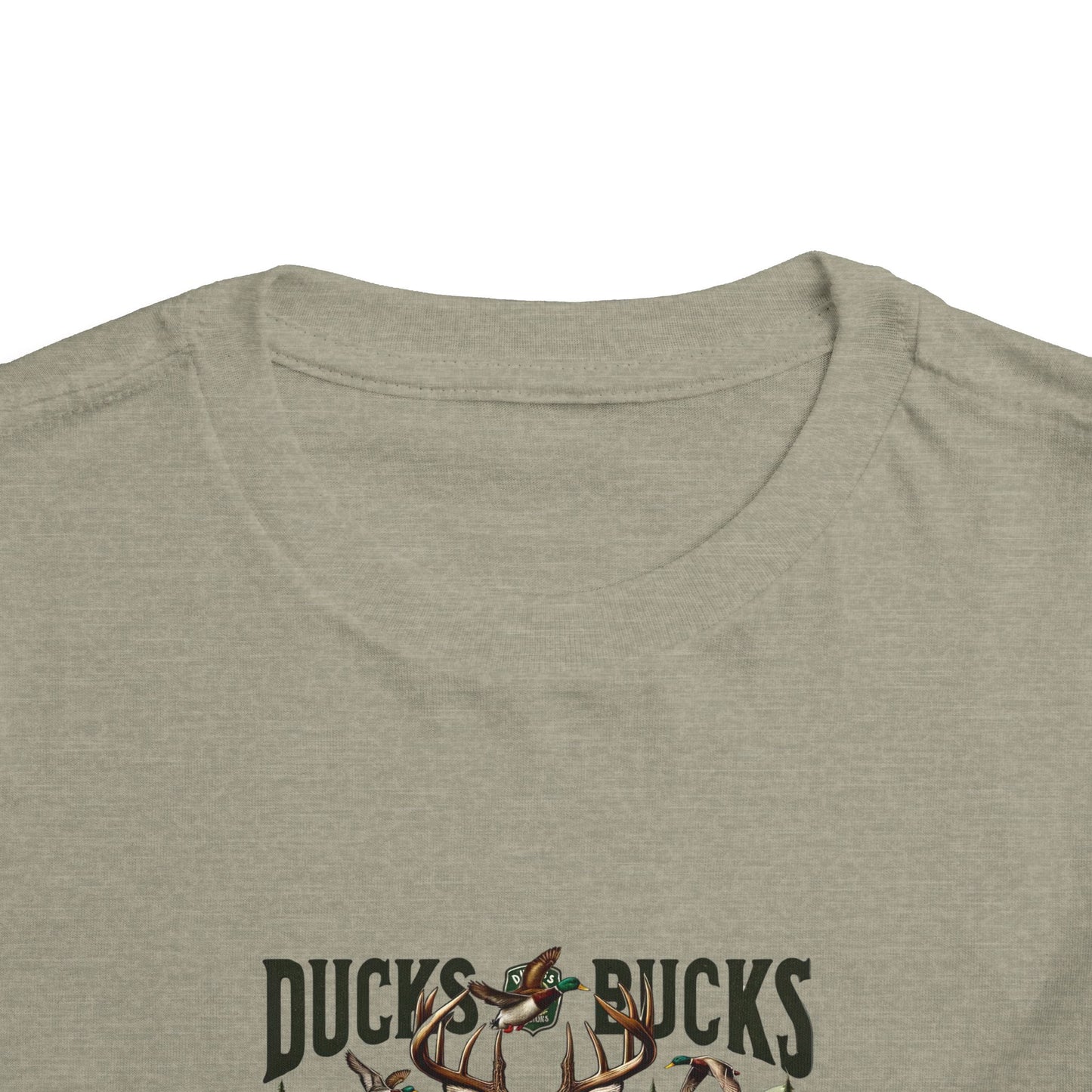 Ducks Bucks N' Trucks Toddler Tee - Cute Hunting Truck Graphic Shirt