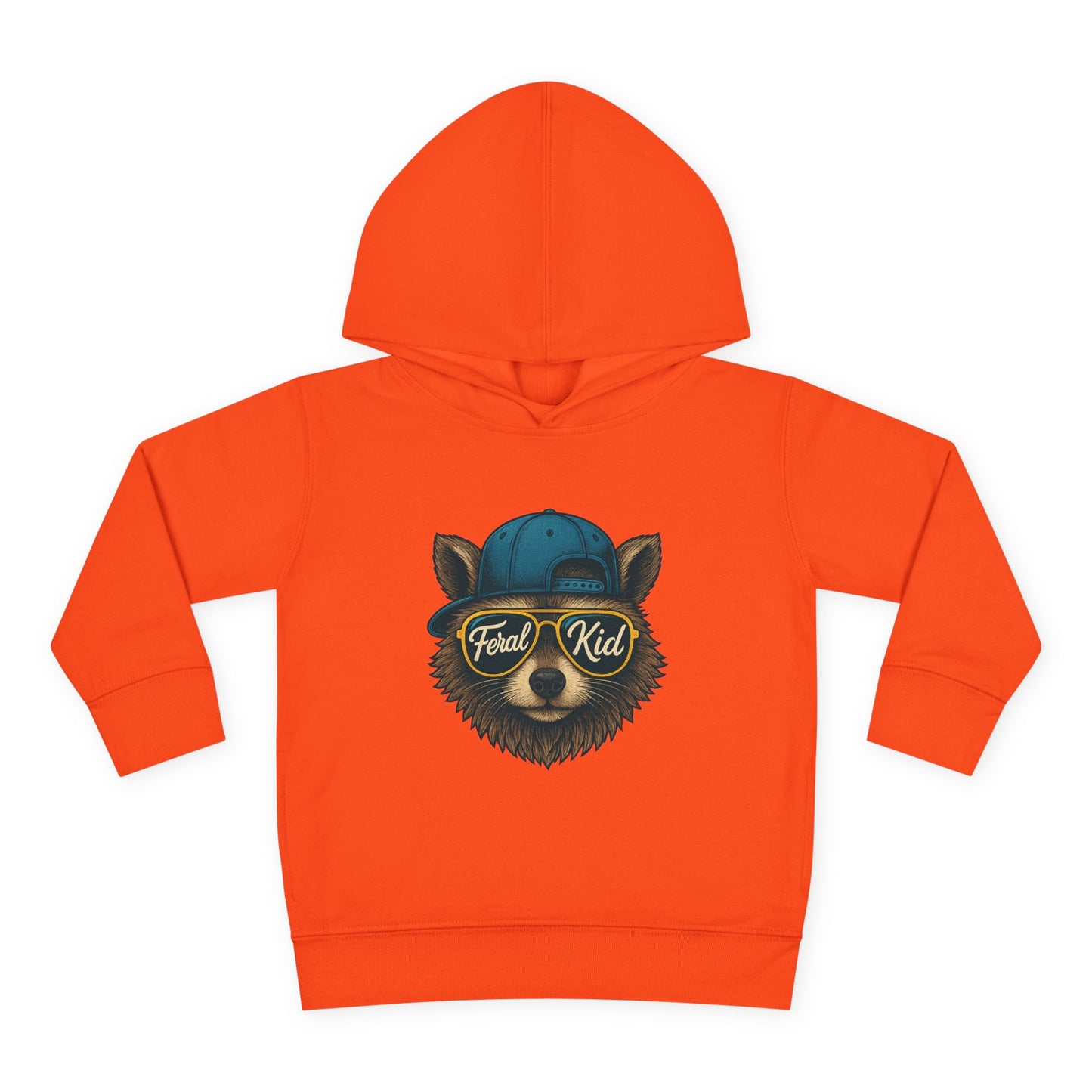 Toddler Hoodie — 'Forest Kid' Raccoon Graphic Kids Pullover