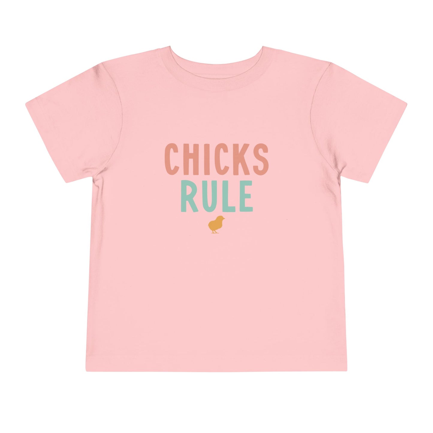 Chicks Rule Toddler Tee — Cute Easter Chick Graphic Shirt