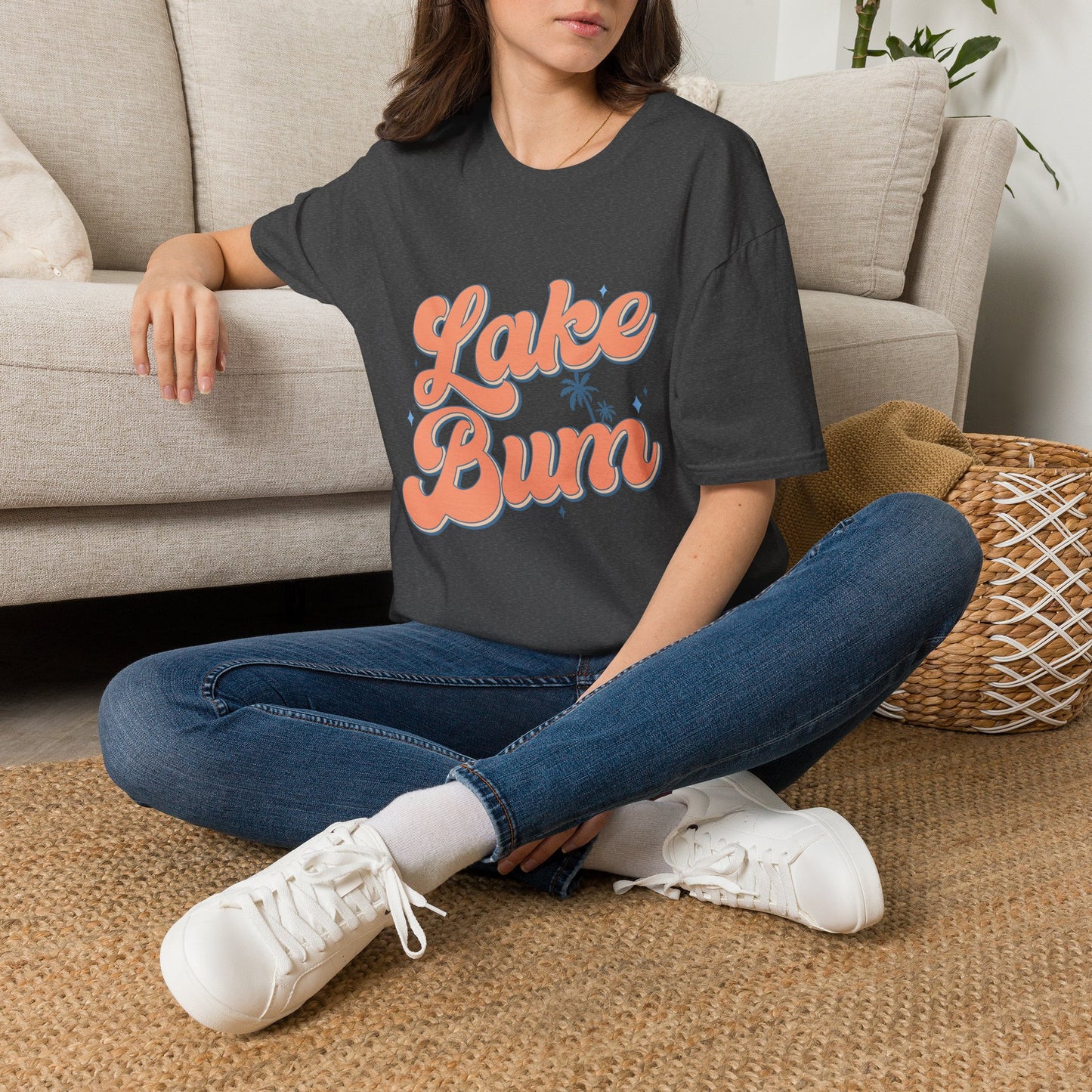 Lake Bum T-Shirt — Retro Beach Vibes Graphic Tee