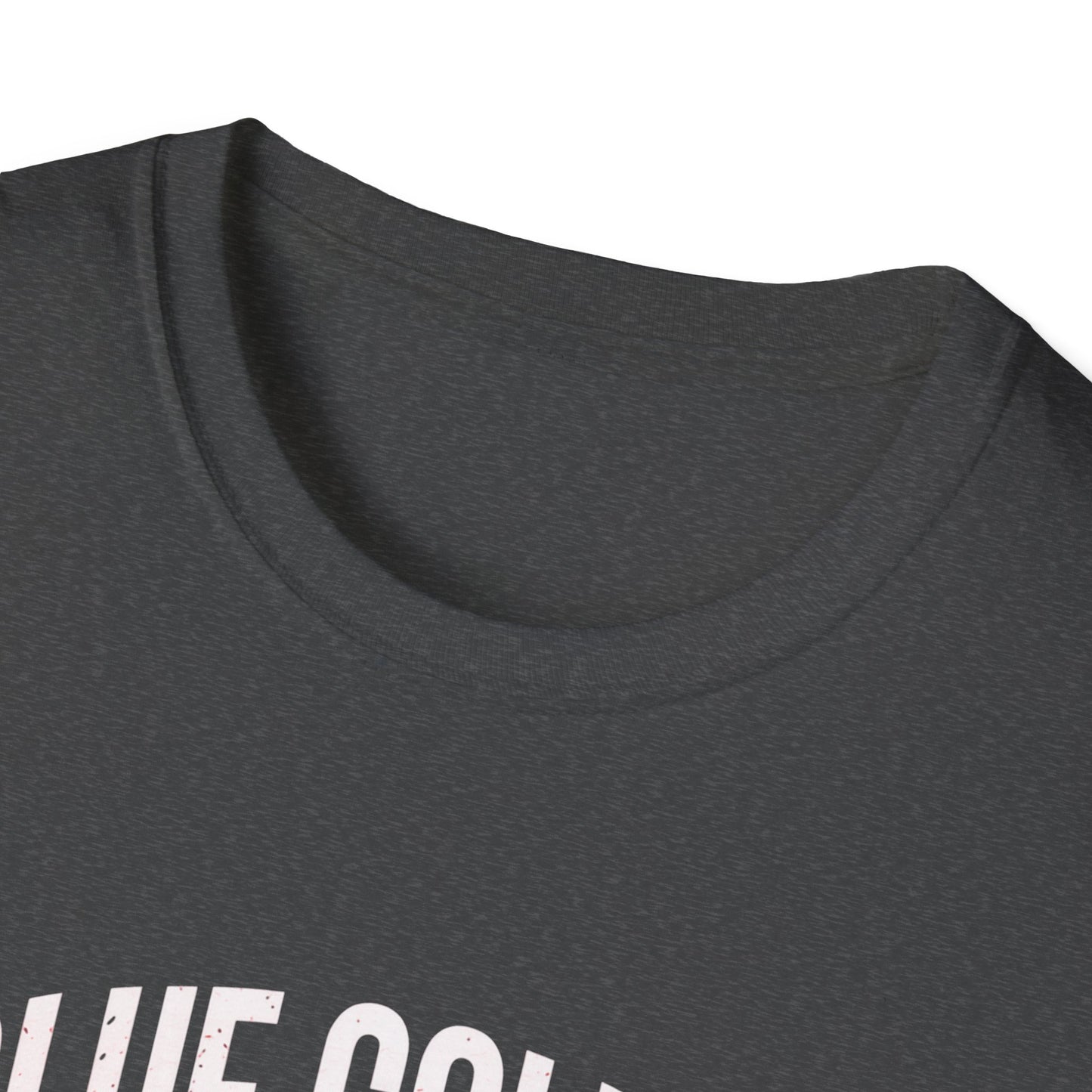 Blue Collar American T‑Shirt — Proud Worker Helmet Graphic