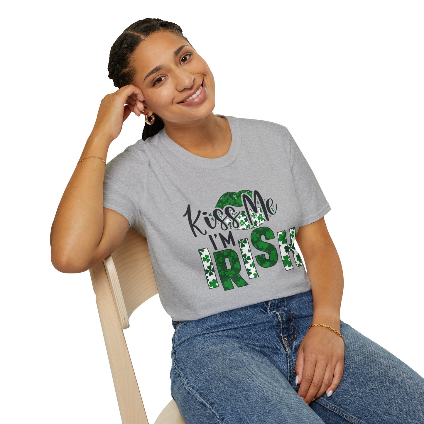 Kiss Me I'm Irish T-Shirt — St. Patrick's Day Shamrock Tee