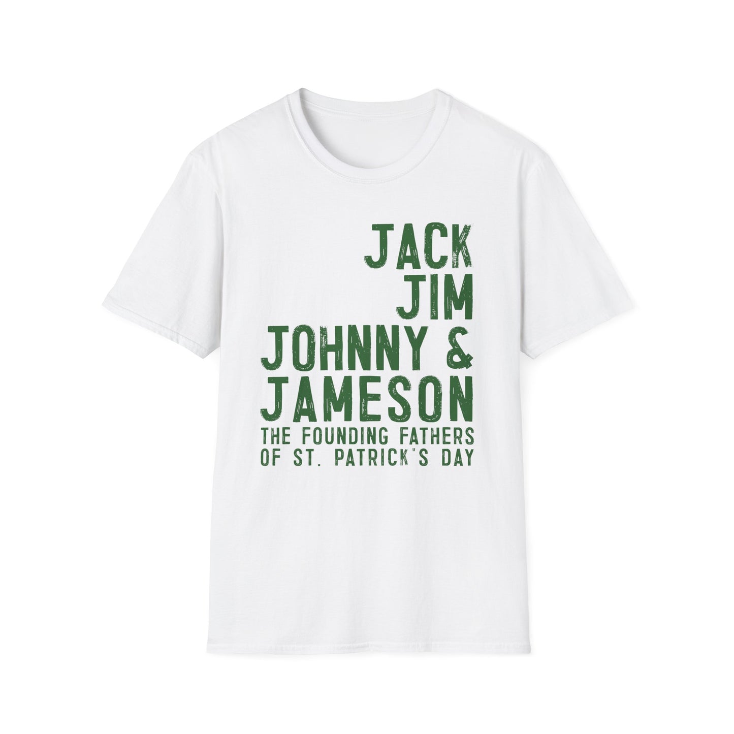 St. Patrick's Day T-Shirt — "Jack, Jim, Johnny & Jameson
