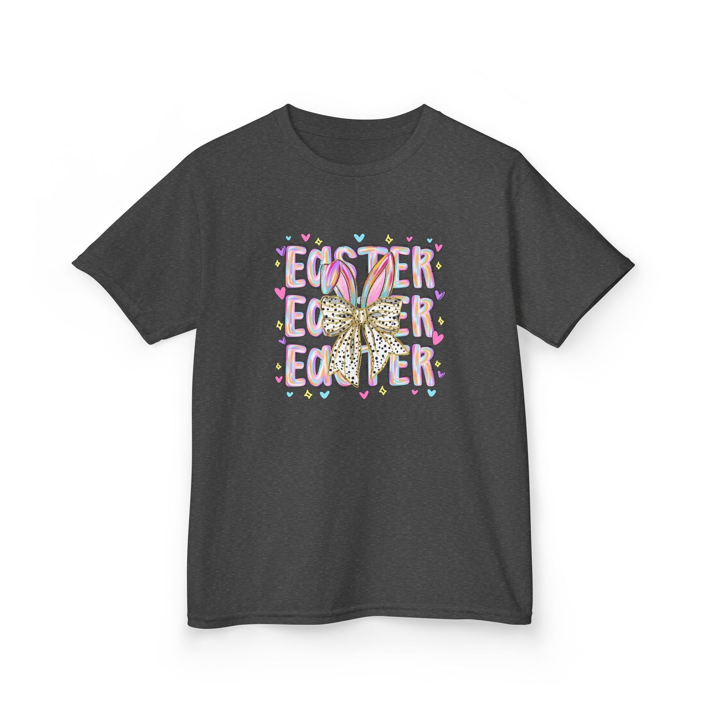 Kids Easter Bunny Tee — Pastel 'Easter' Graphic Shirt