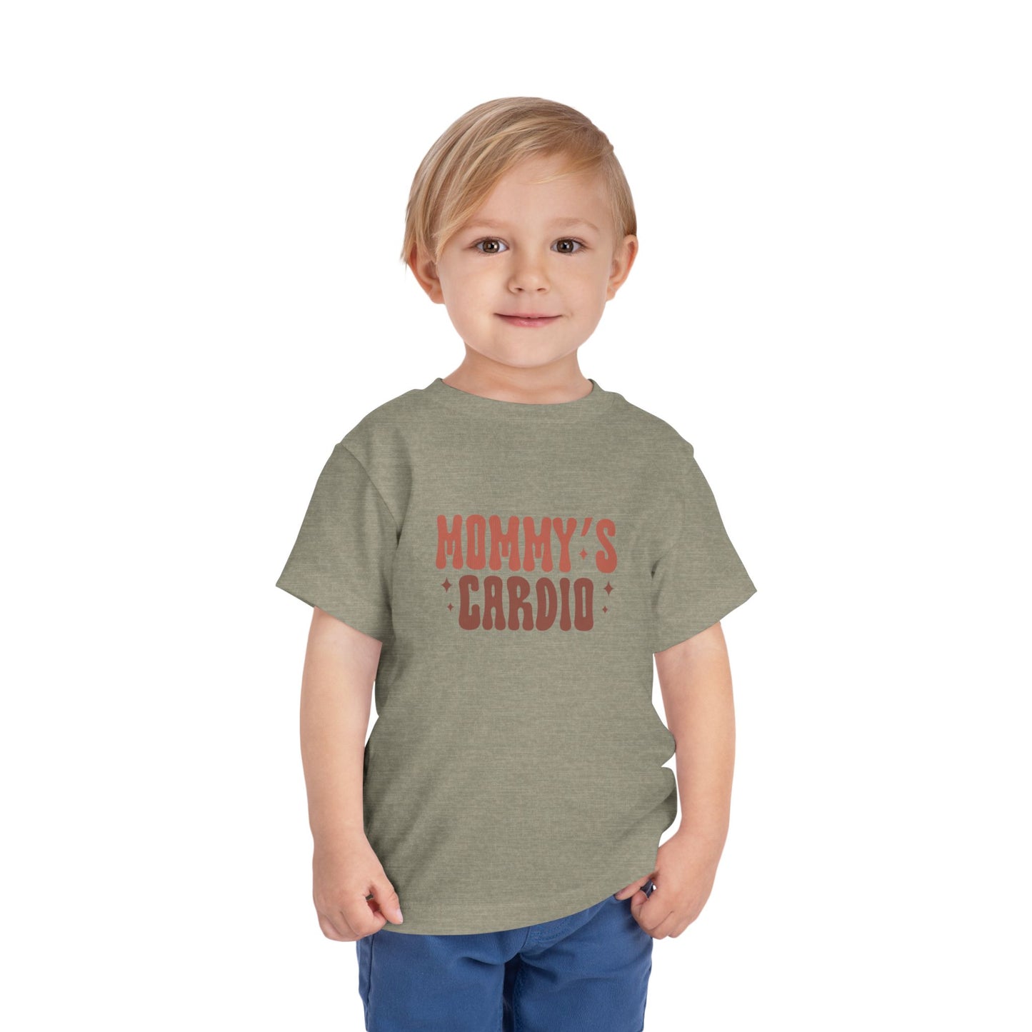 Toddler Tee — "Mommy's Cardio" Cute Baby Shirt | New Mom Gift