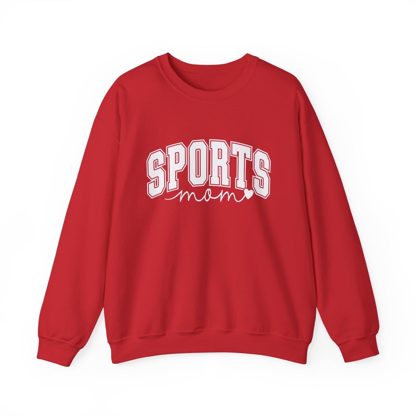 Sports Mom Crewneck Sweatshirt — Athletic Mom Graphic Pullover