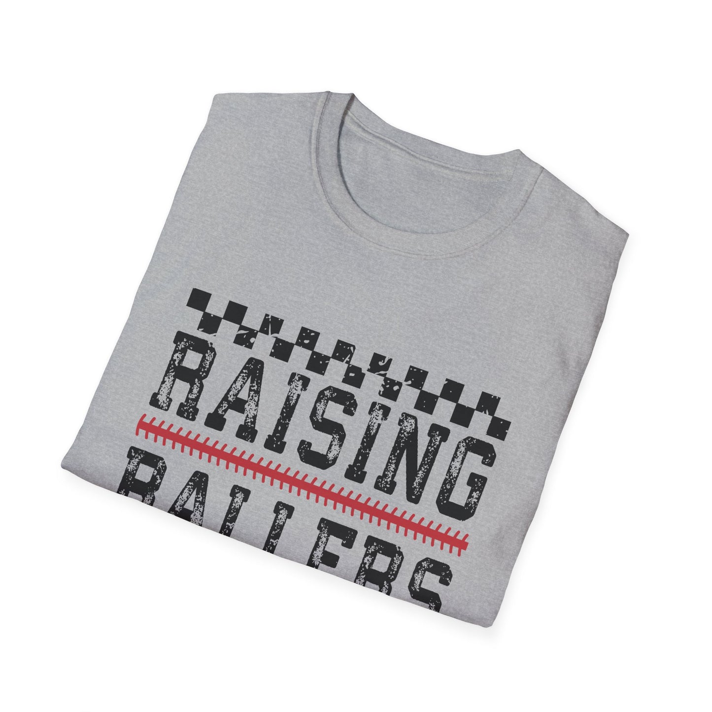 Raising Ballers Kids T-Shirt — Fun Sports Parent Tee