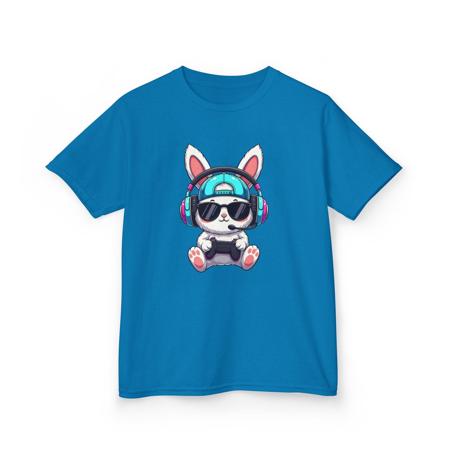 Kids Bunny DJ Tee — Cute Bunny with Headphones Kids T-Shirt