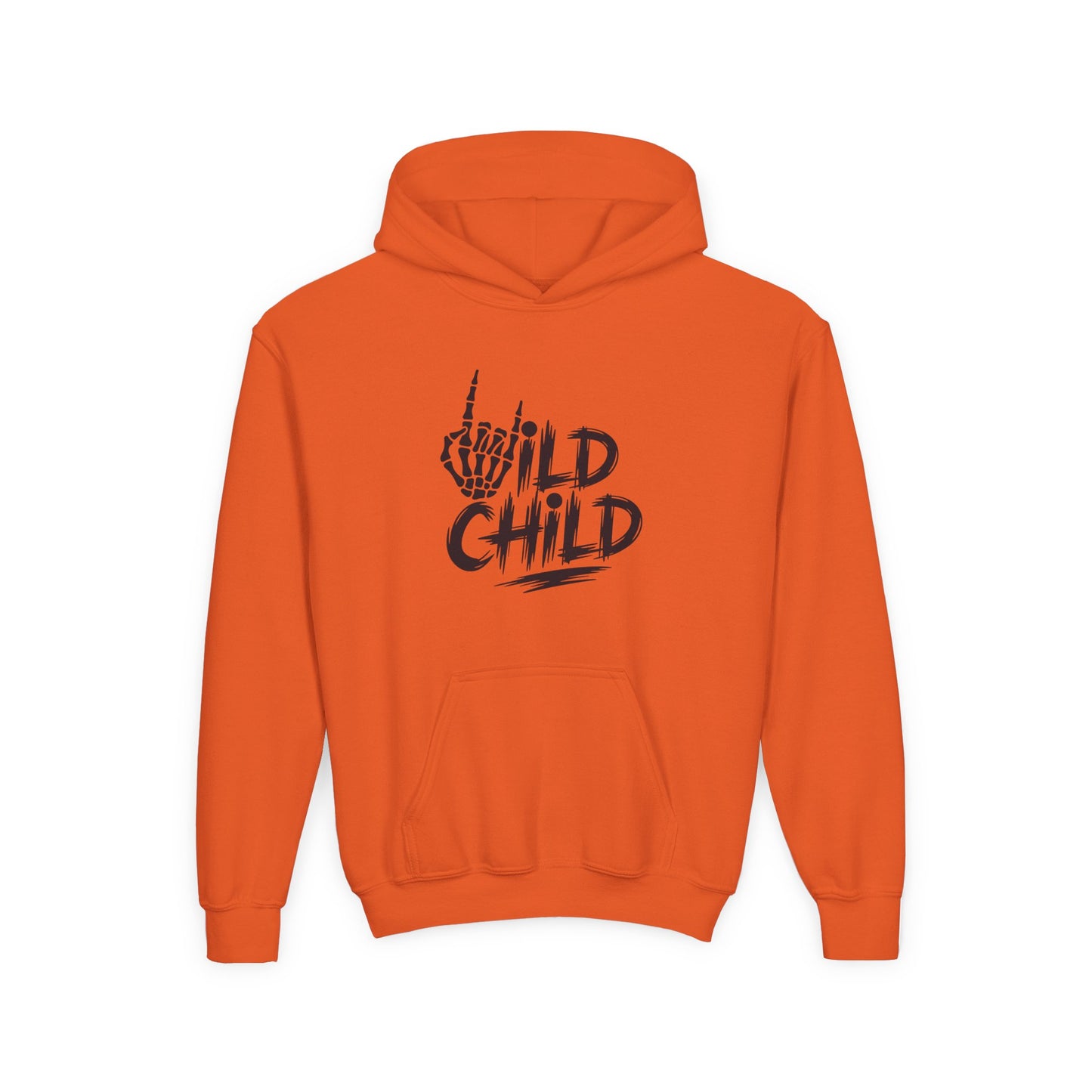 Youth Hoodie — "Wild Child" Graphic Pullover for Kids